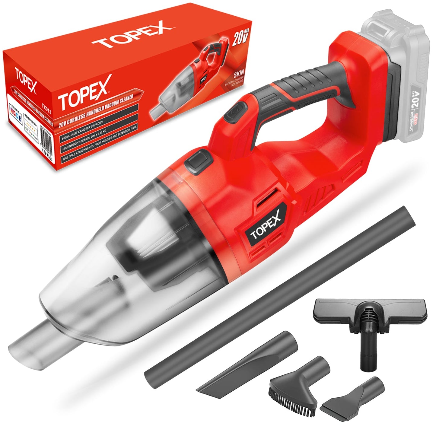 20V Cordless Handheld Vacuum Cleaner Tool Only