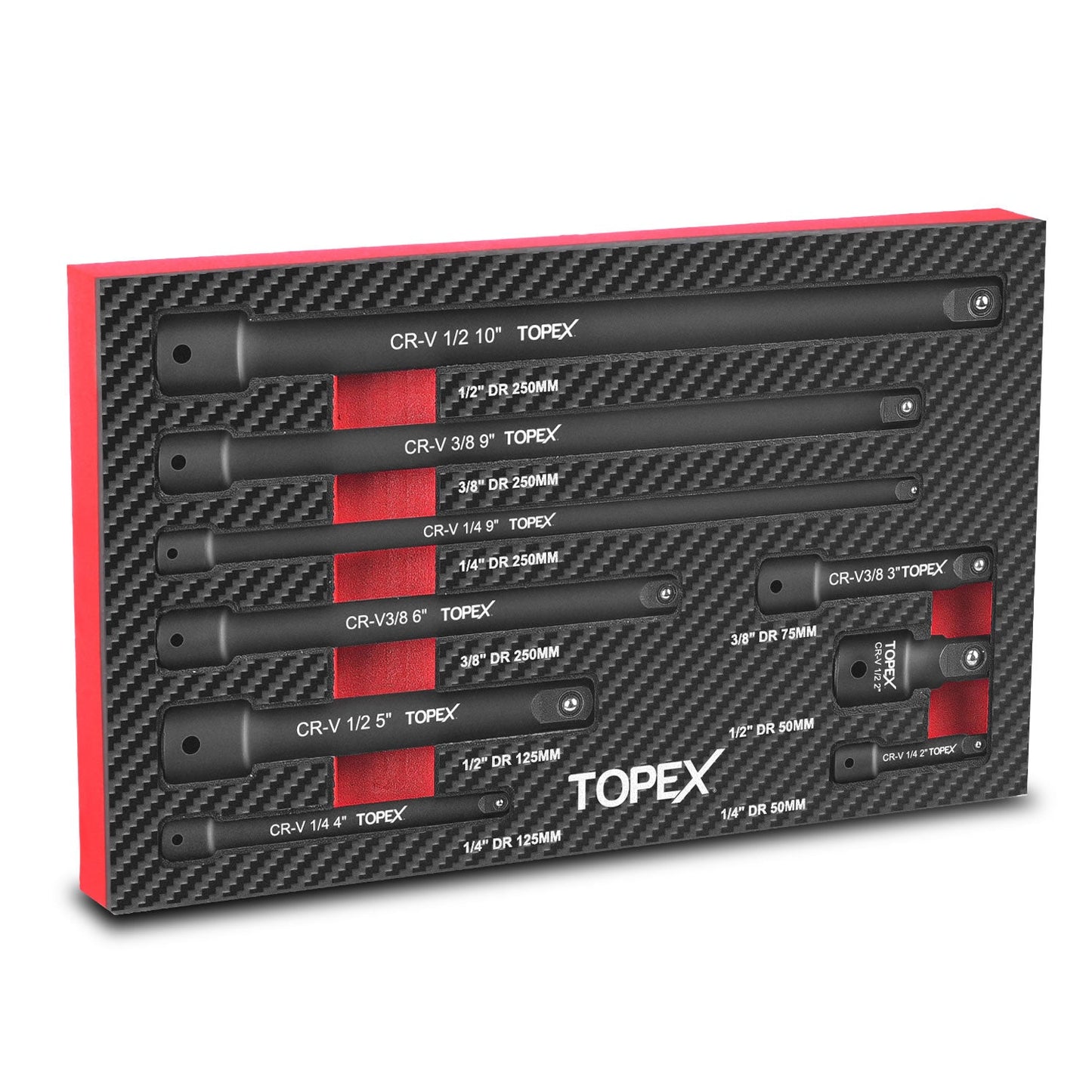 9PCs Extension Bar Set