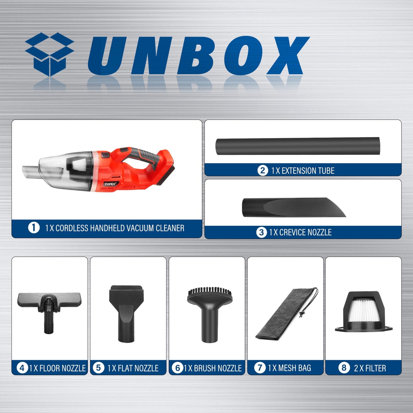 20V Cordless Handheld Vacuum Cleaner Tool Only