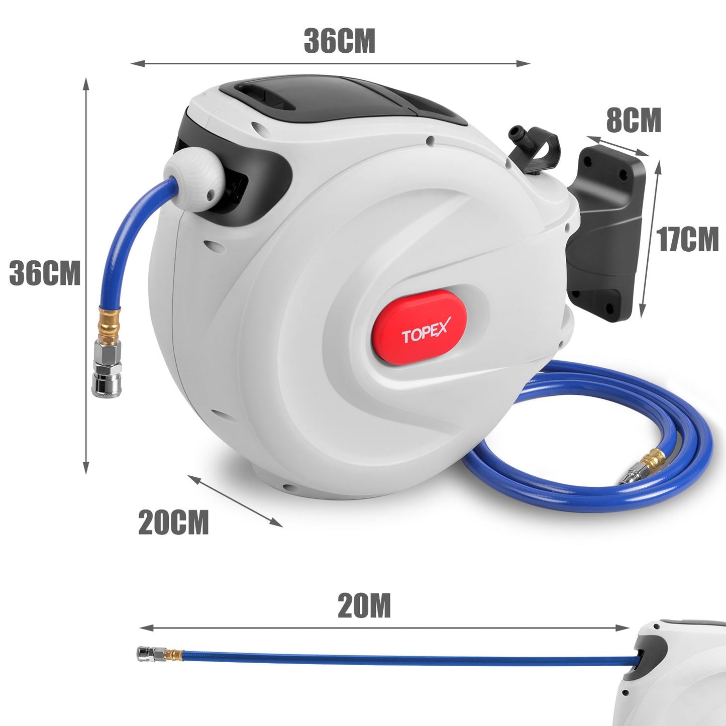 20m Air Hose Reel
