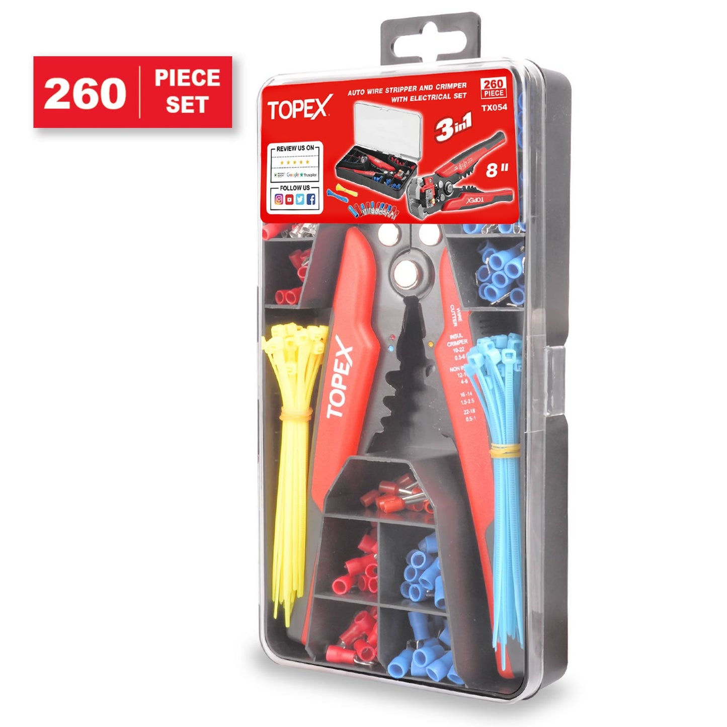260PCs Wire Stripper