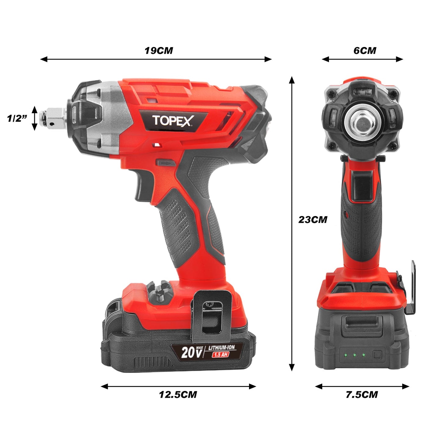 20V Cordless Impact Wrench