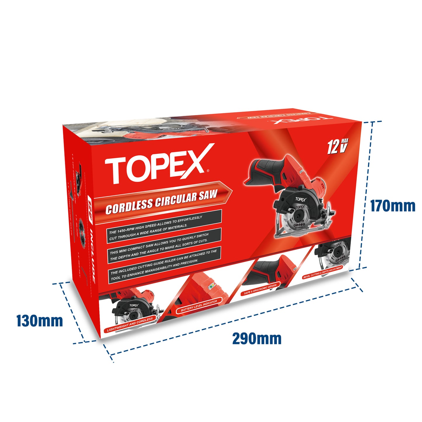12V Cordless Circular Saw