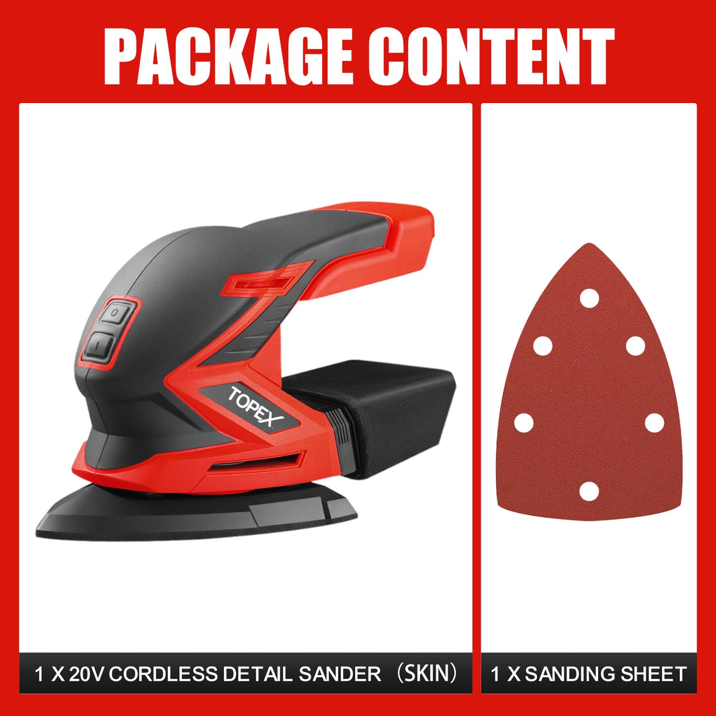 20v Cordless Detail Sander