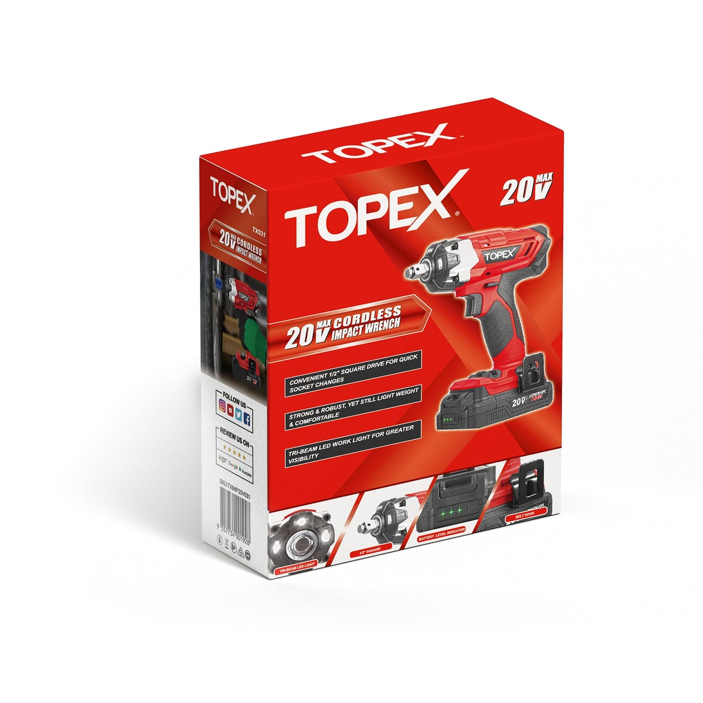 20V Cordless Impact Wrench