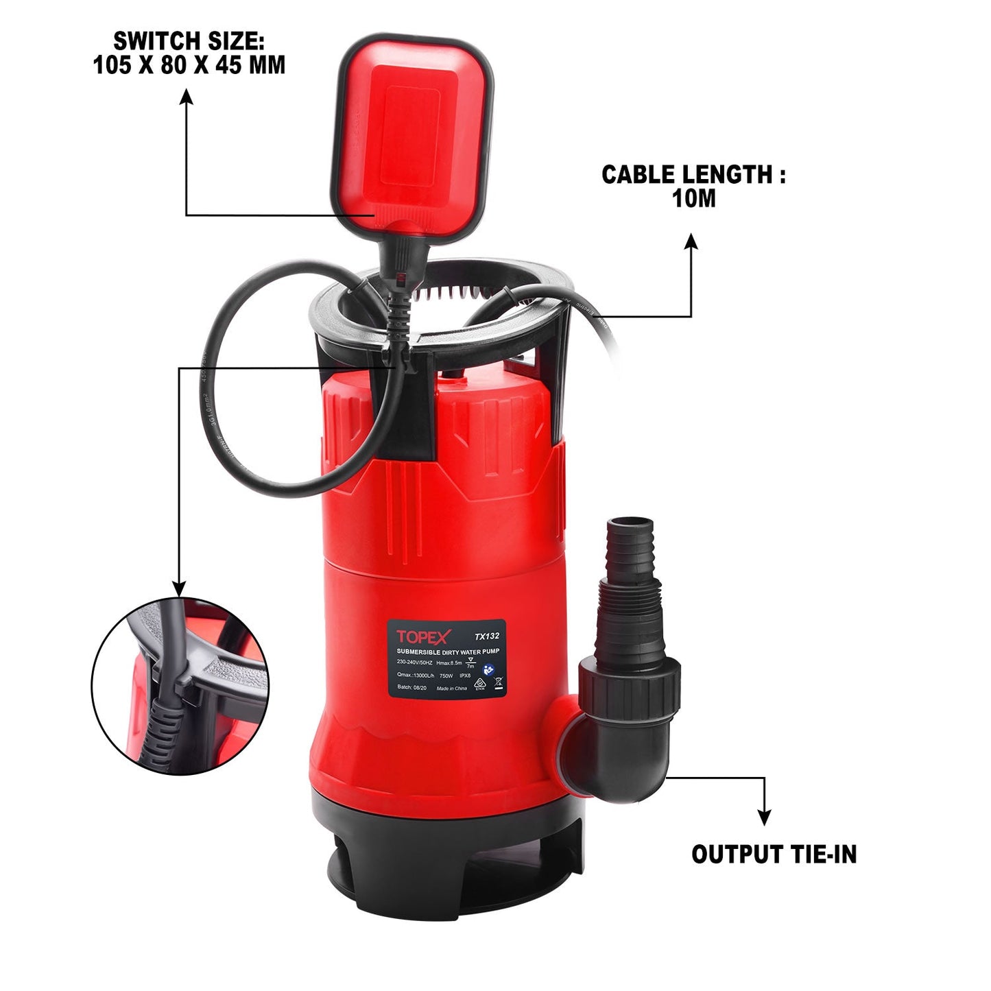 750W Water Pump