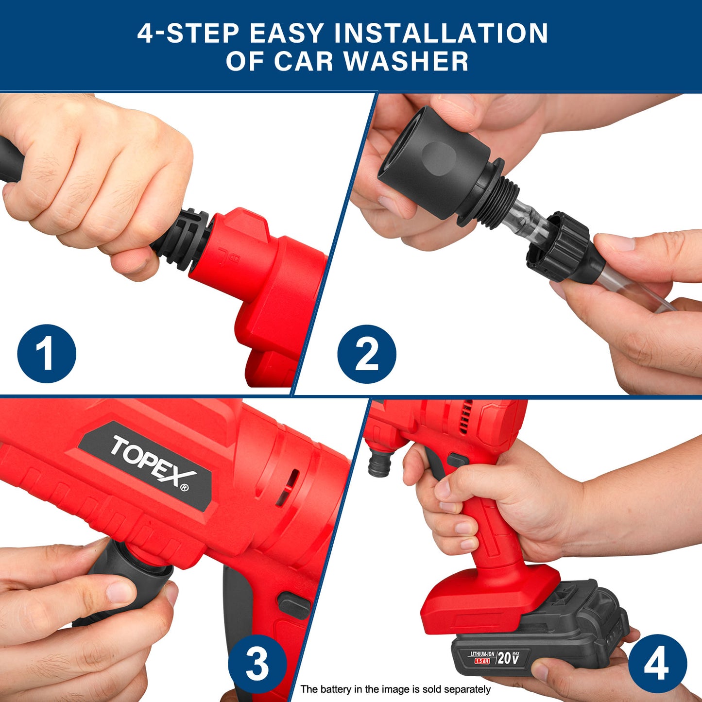 20v Pressure Washer Tool Only