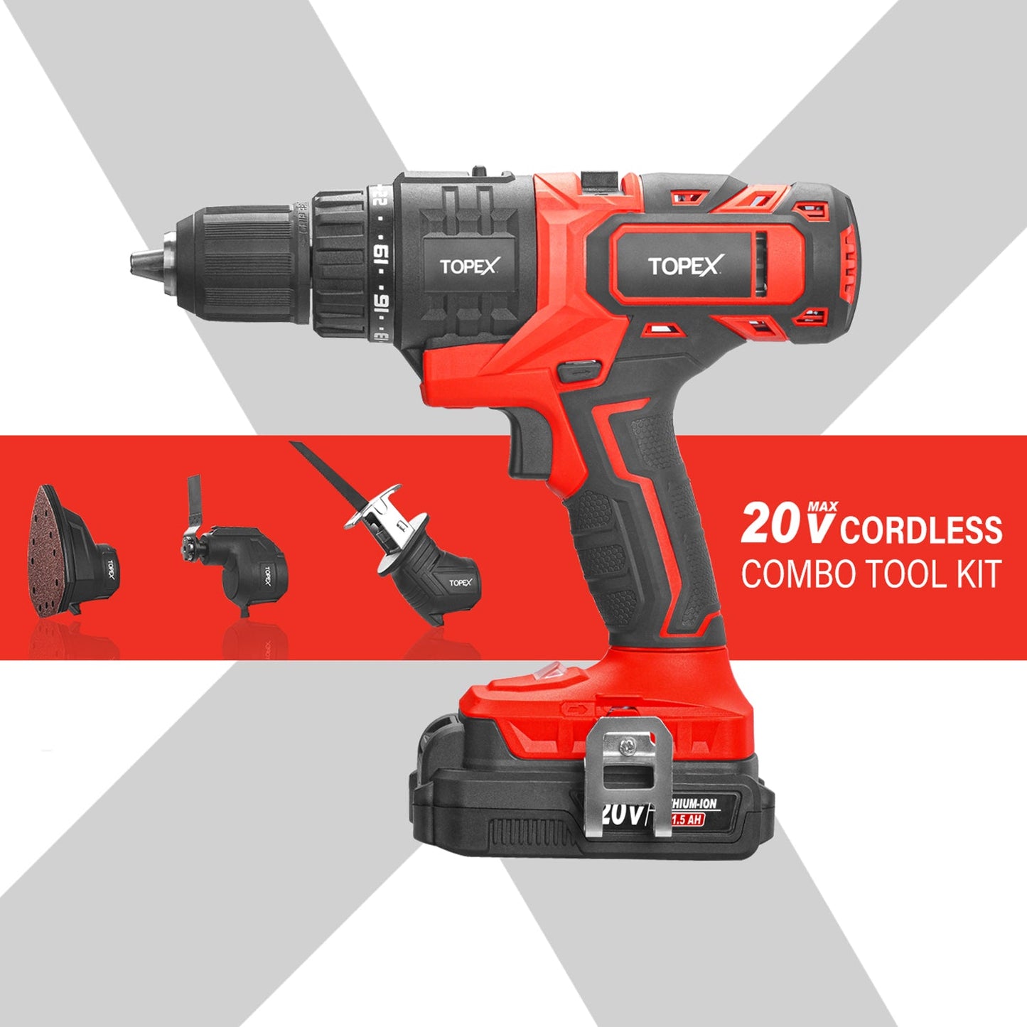 20V Cordless Combo Tool Kit