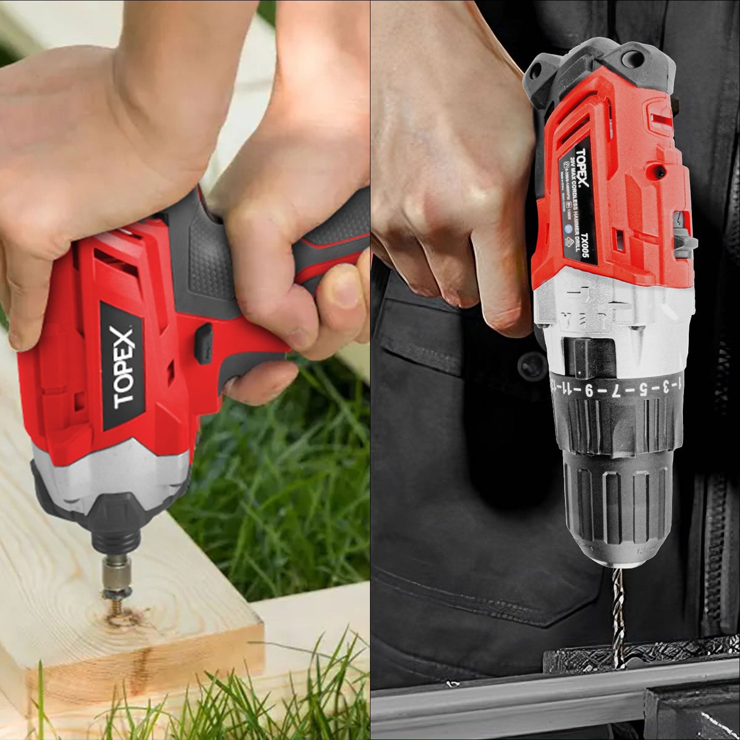 20V Cordless Twin Drill & Impact Driver Set