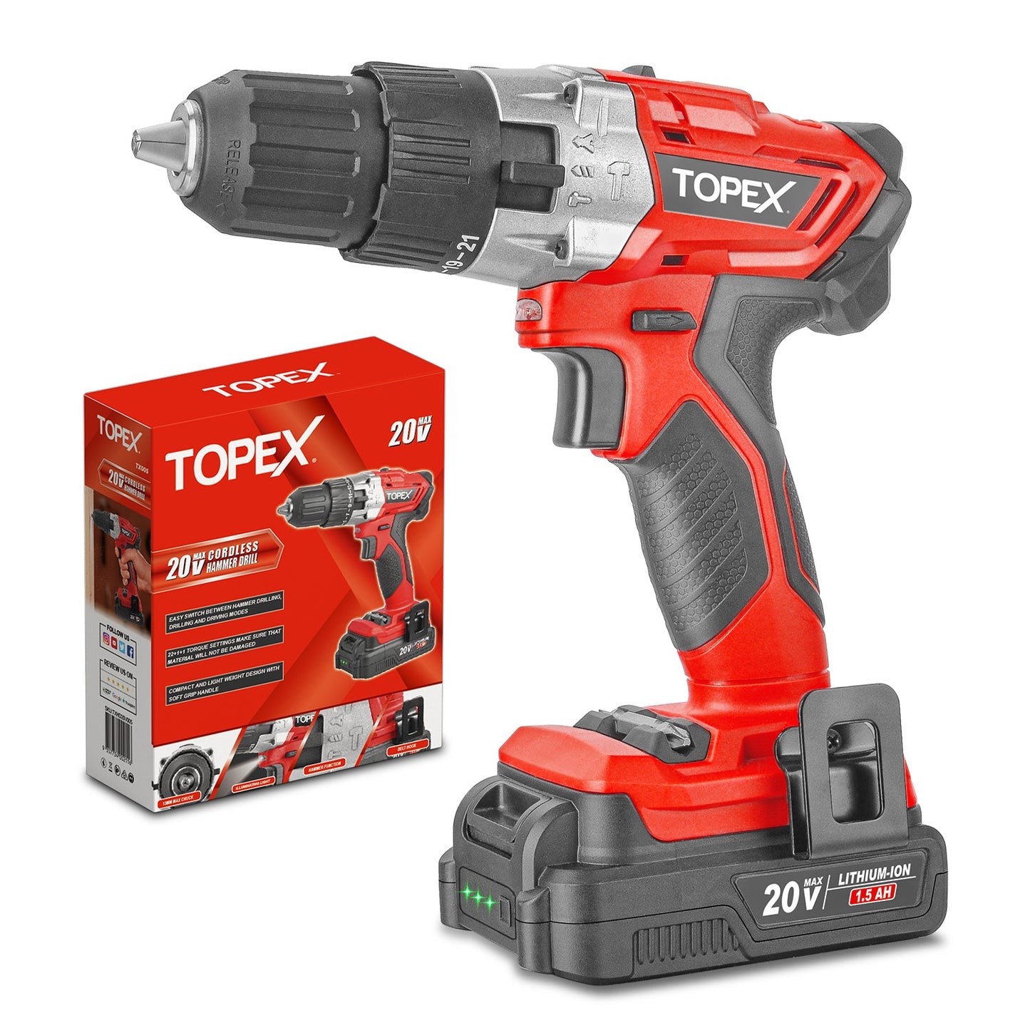 20V Cordless Hammer drill