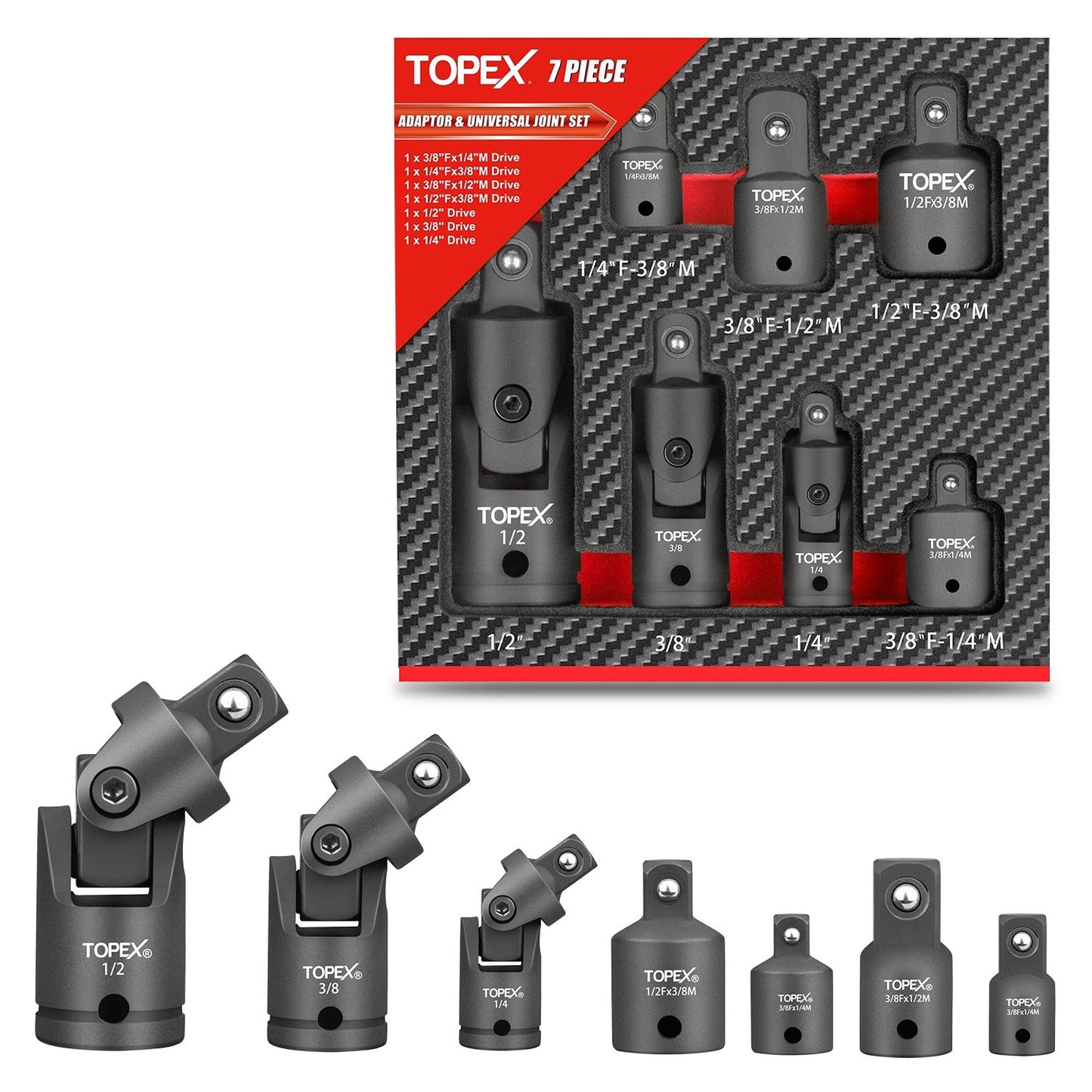 7PCs socket adaptor set