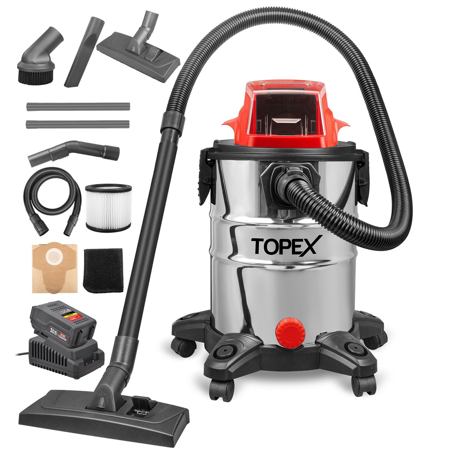 20V 25L Wet & Dry Vacuum Cleaner