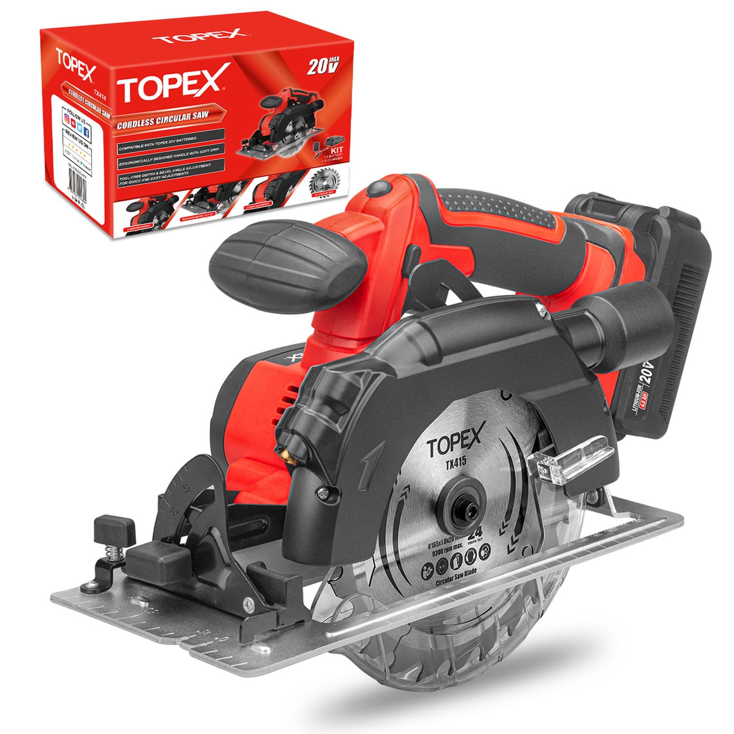 20V Cordless Circular Saw