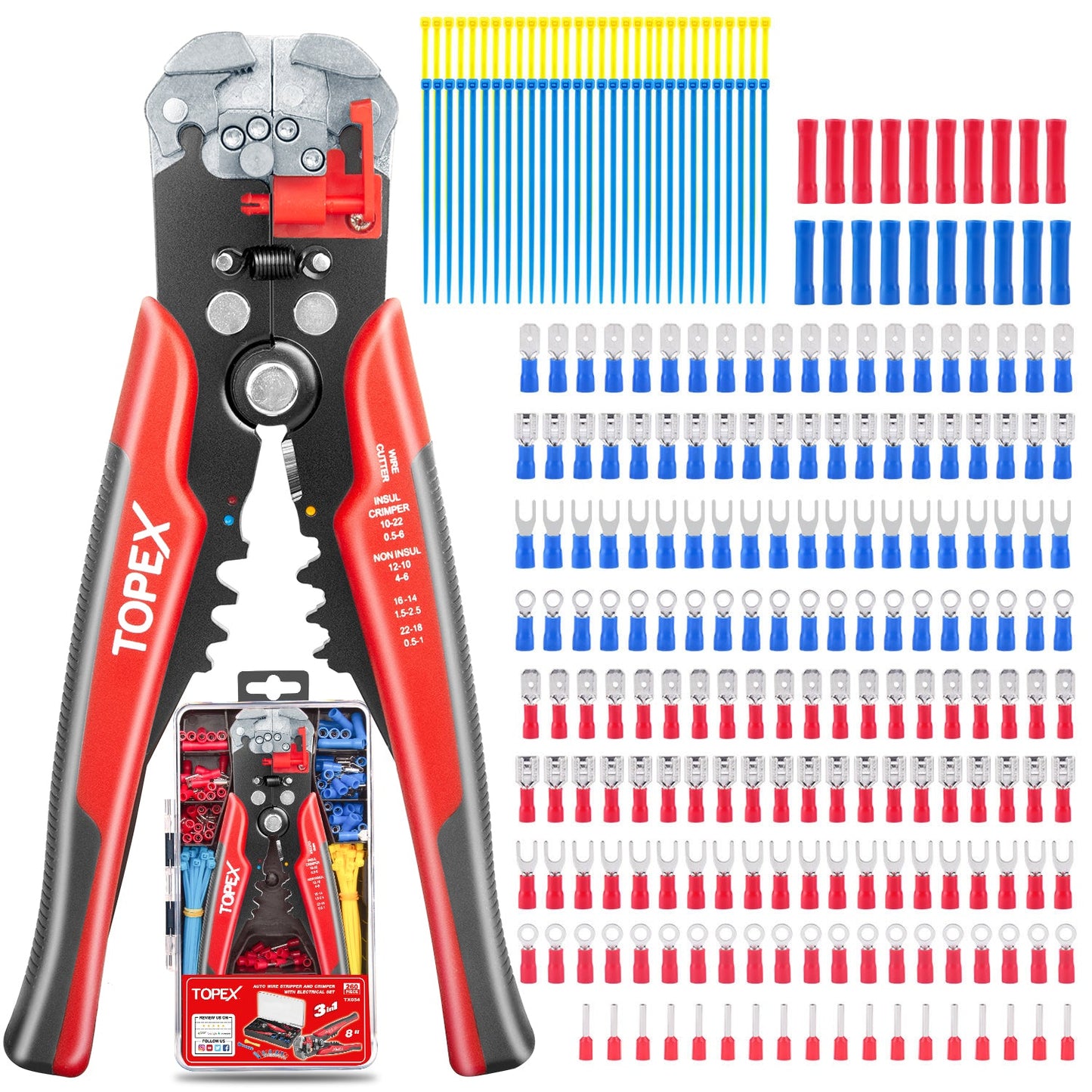 260PCs Wire Stripper