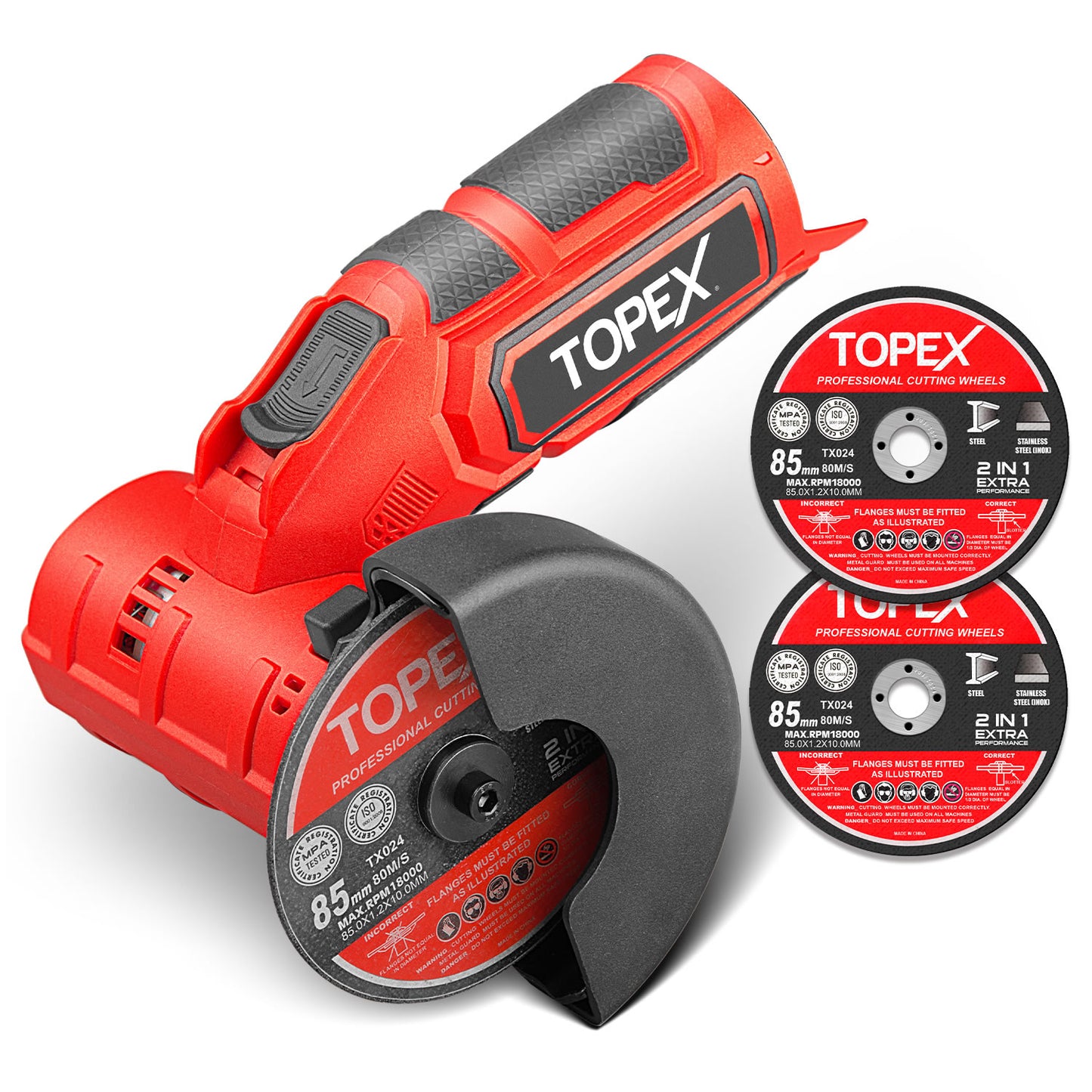 12V Cordless Angle Grinder Tool Only