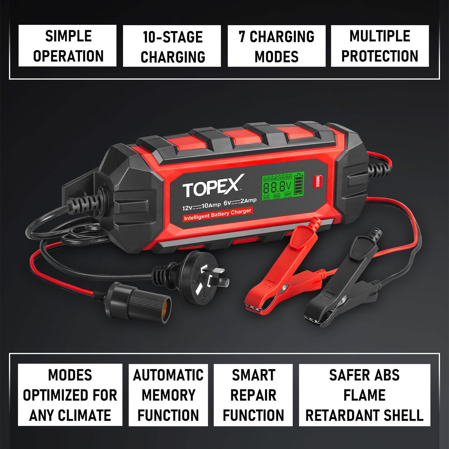 10A BATTERY CHARGER