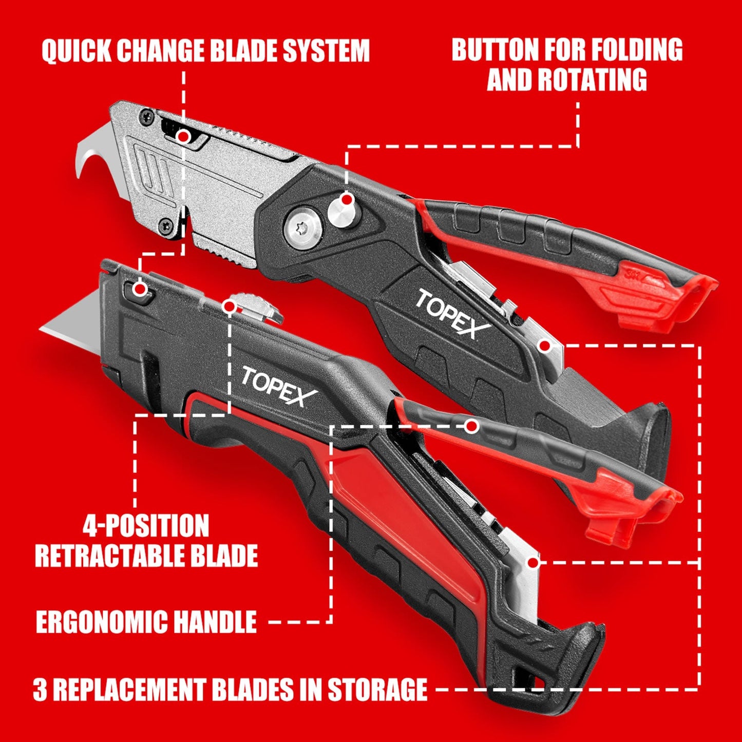 58PCs Trimming Knife