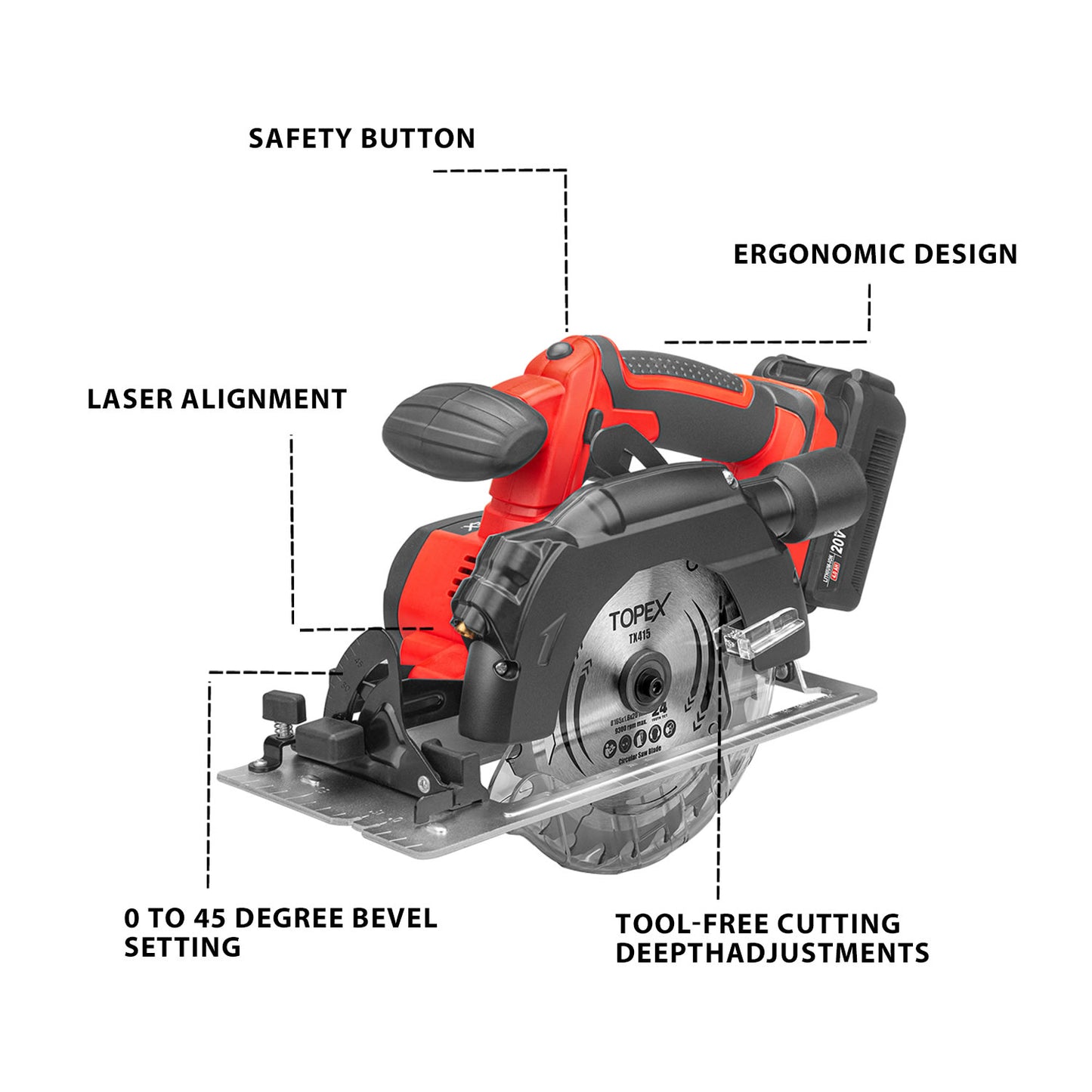 20V Cordless Circular Saw