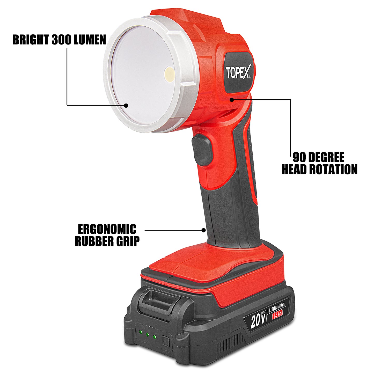 20V Cordless LED Torch