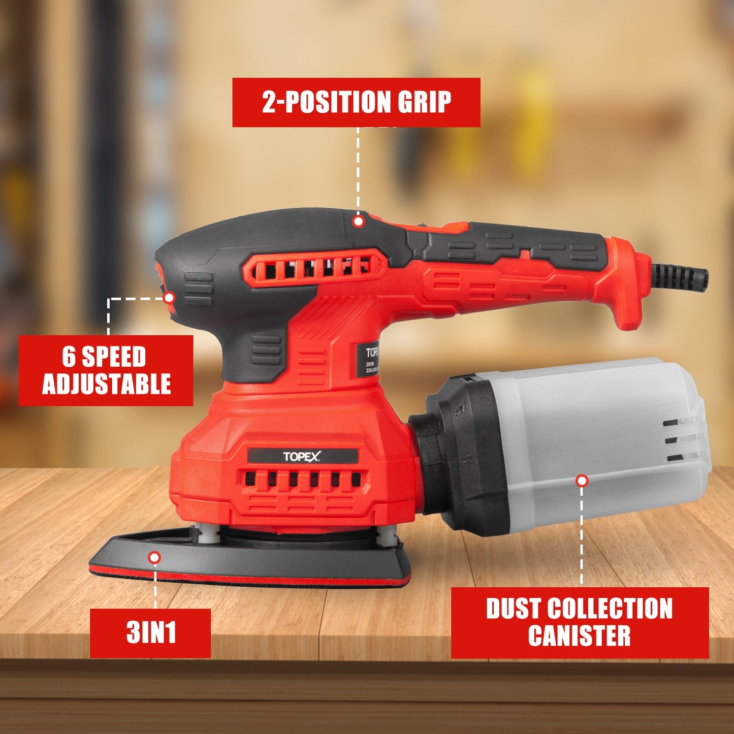 3 in 1 Multi Function Electric Sander