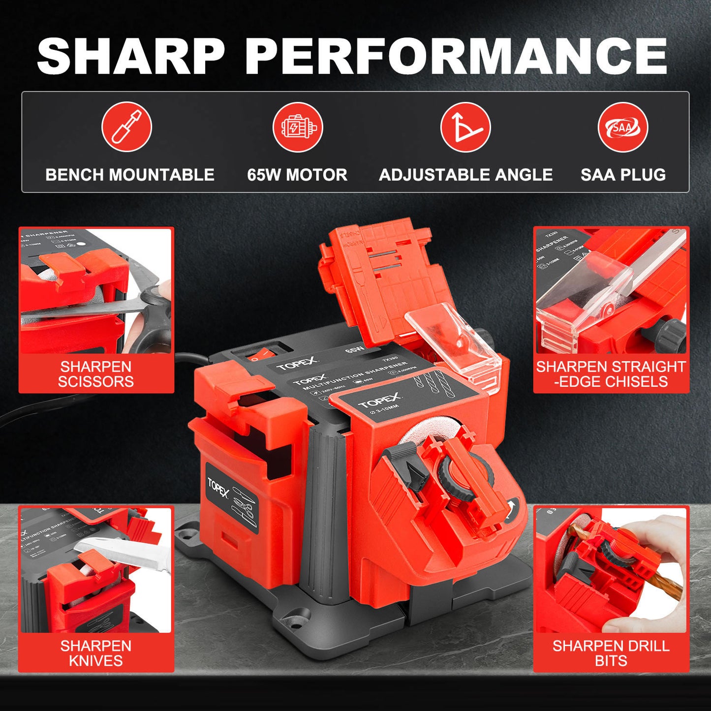65W Electric Multifunction Sharpener