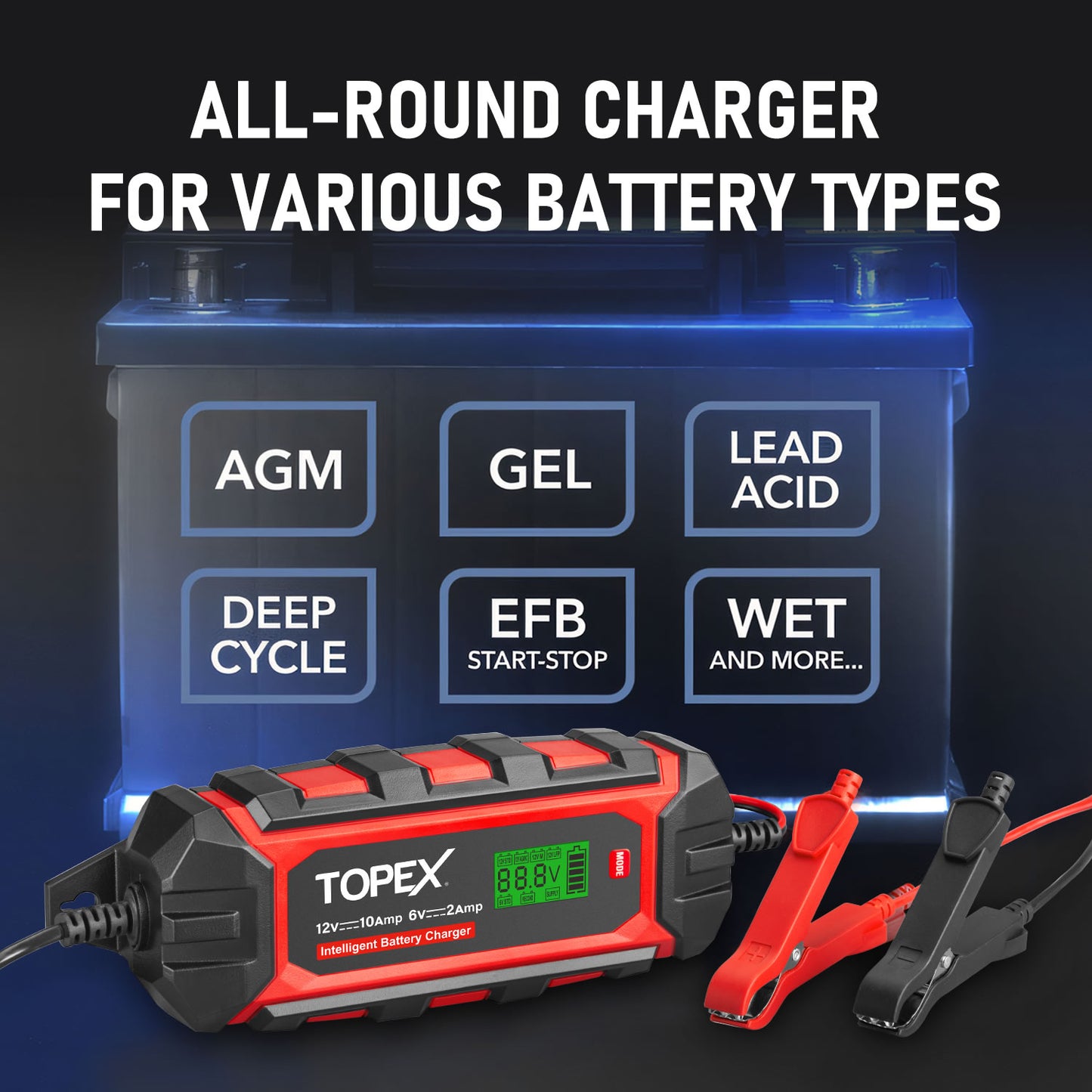 10A BATTERY CHARGER