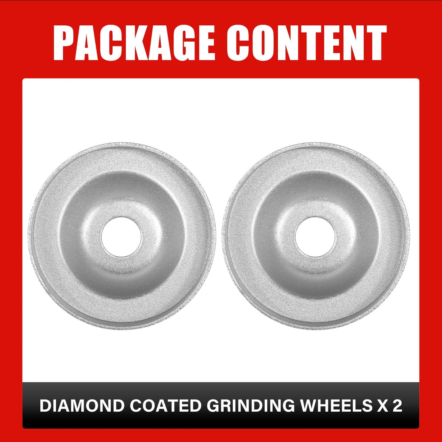 2PCs Diamond Coated Grinding Wheels