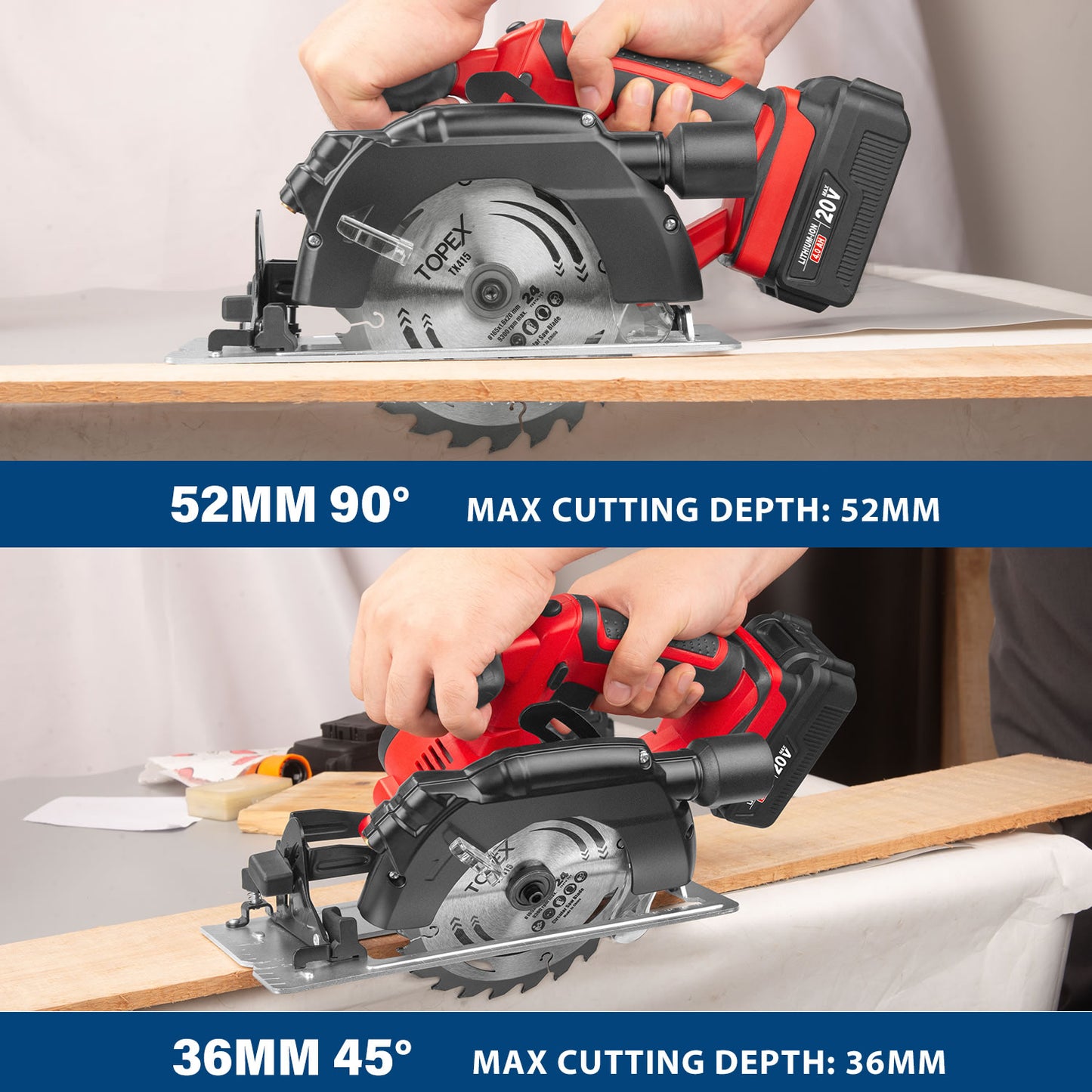 20V Cordless Circular Saw