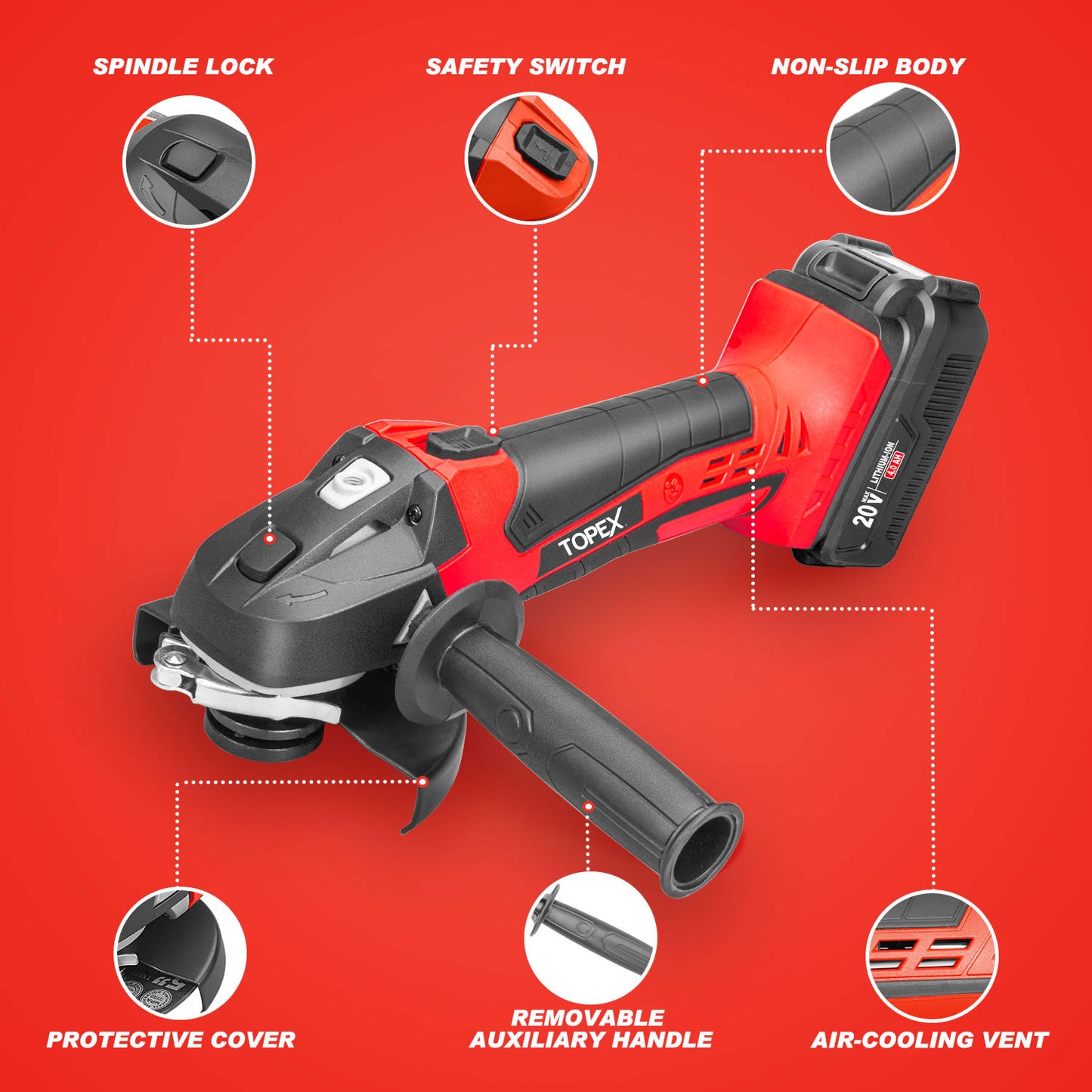 Cordless Angle Grinder