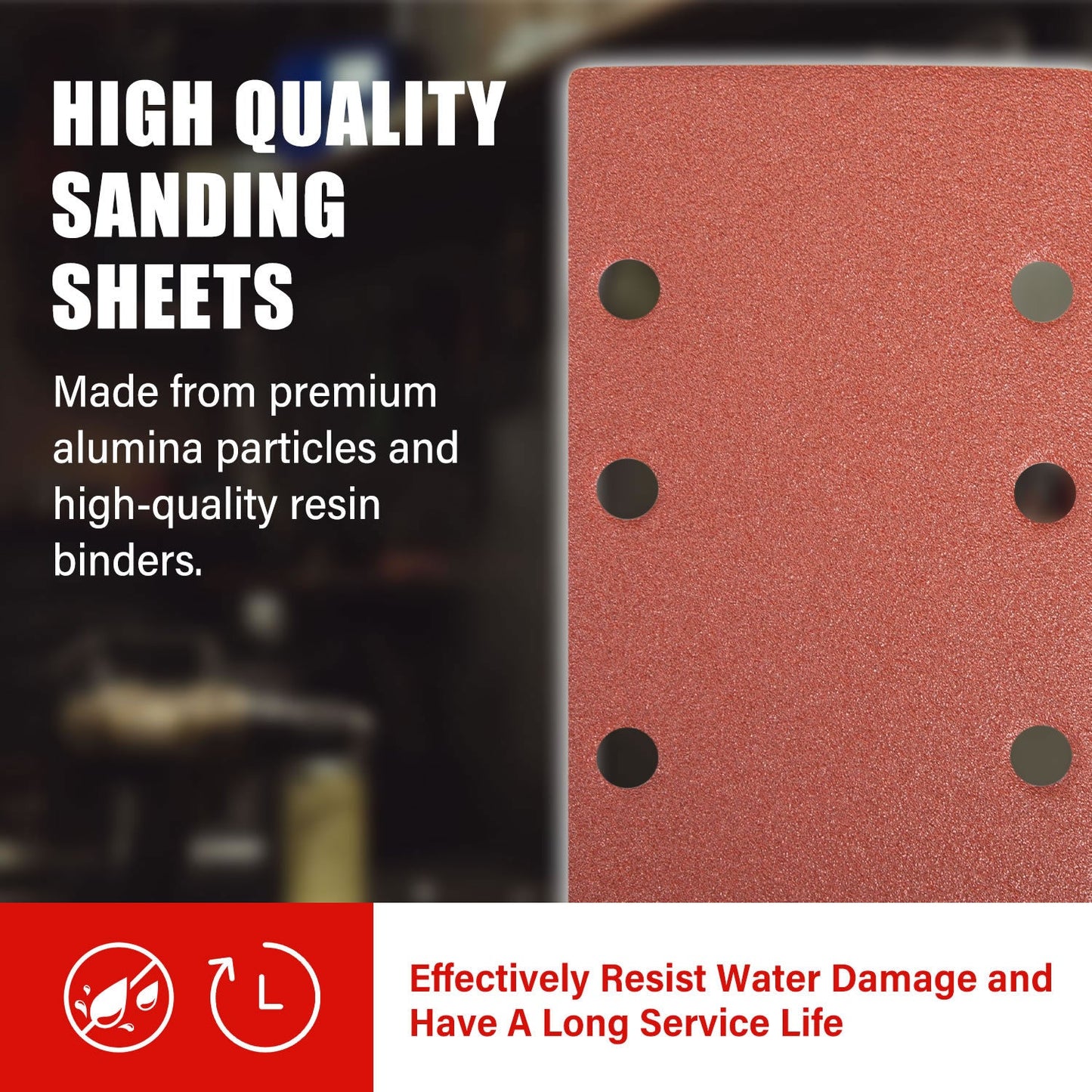 187x93mm sanding sheets