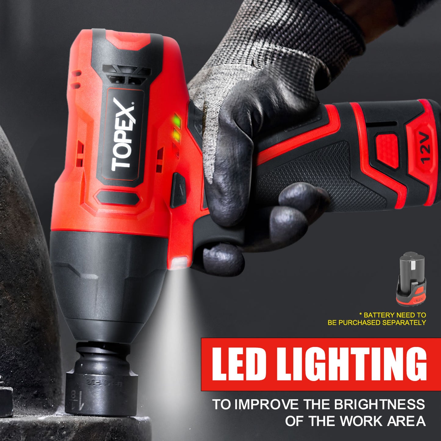 12V Impact Wrench