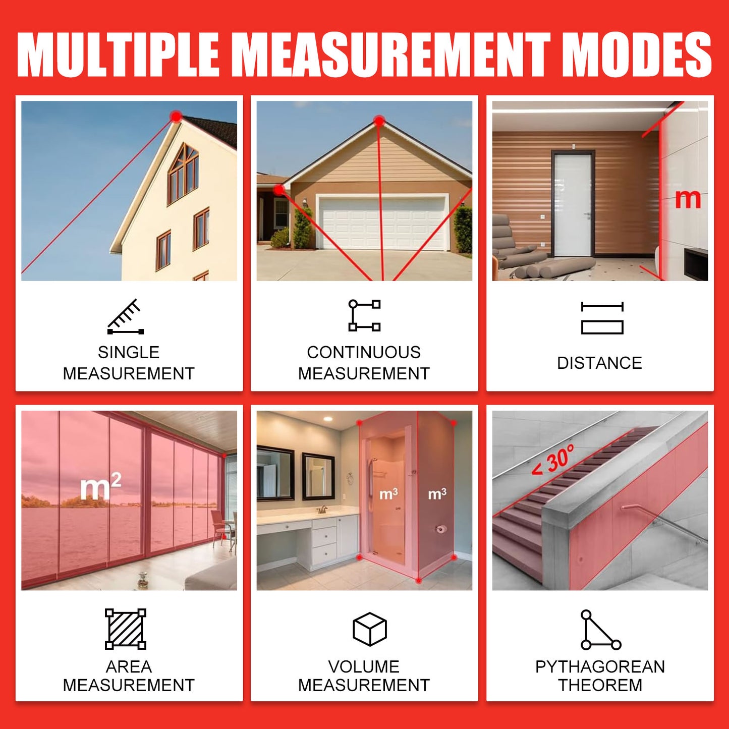 60M Laser Measurer