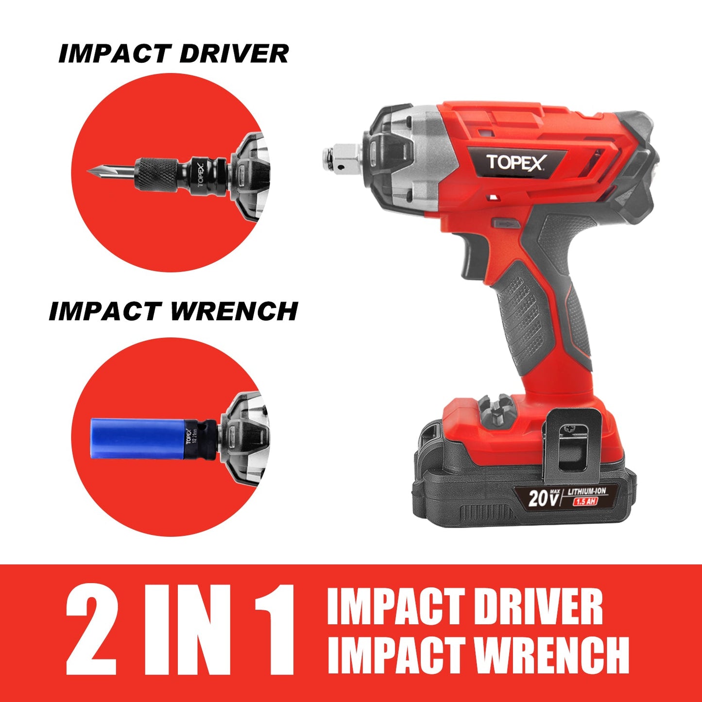 20V Cordless Impact Wrench