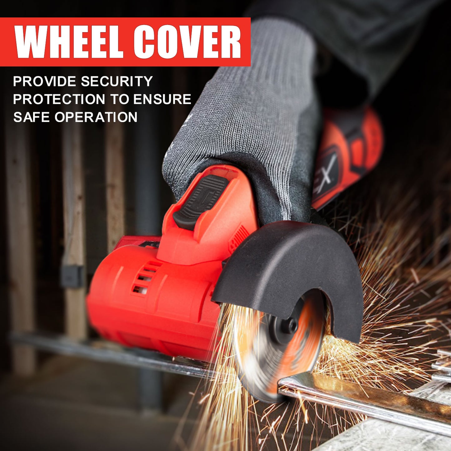 12V Cordless Angle Grinder Tool Only