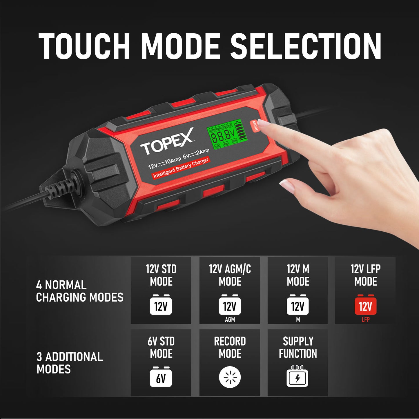 10A BATTERY CHARGER