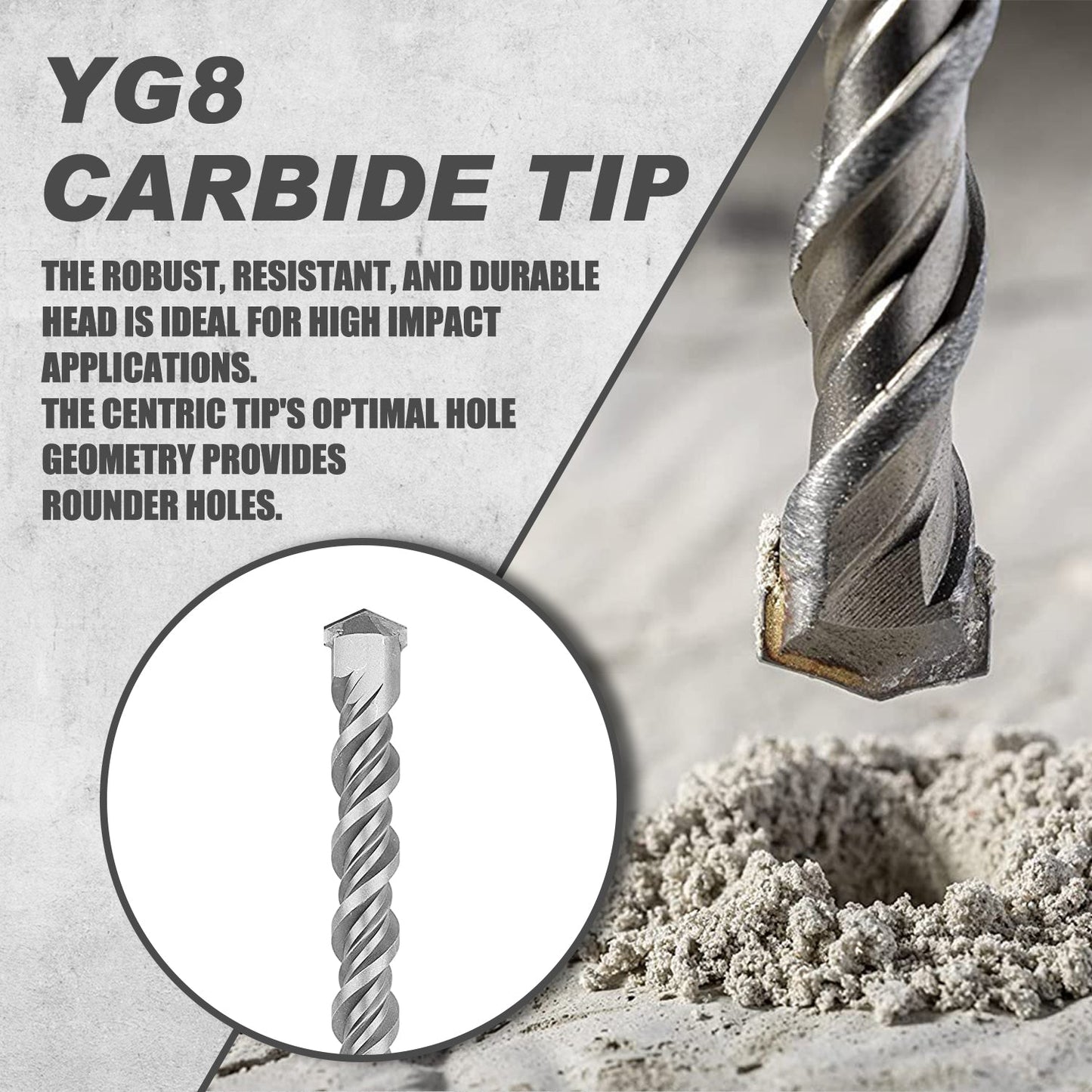 17PCs SDS Plus Drill Bits