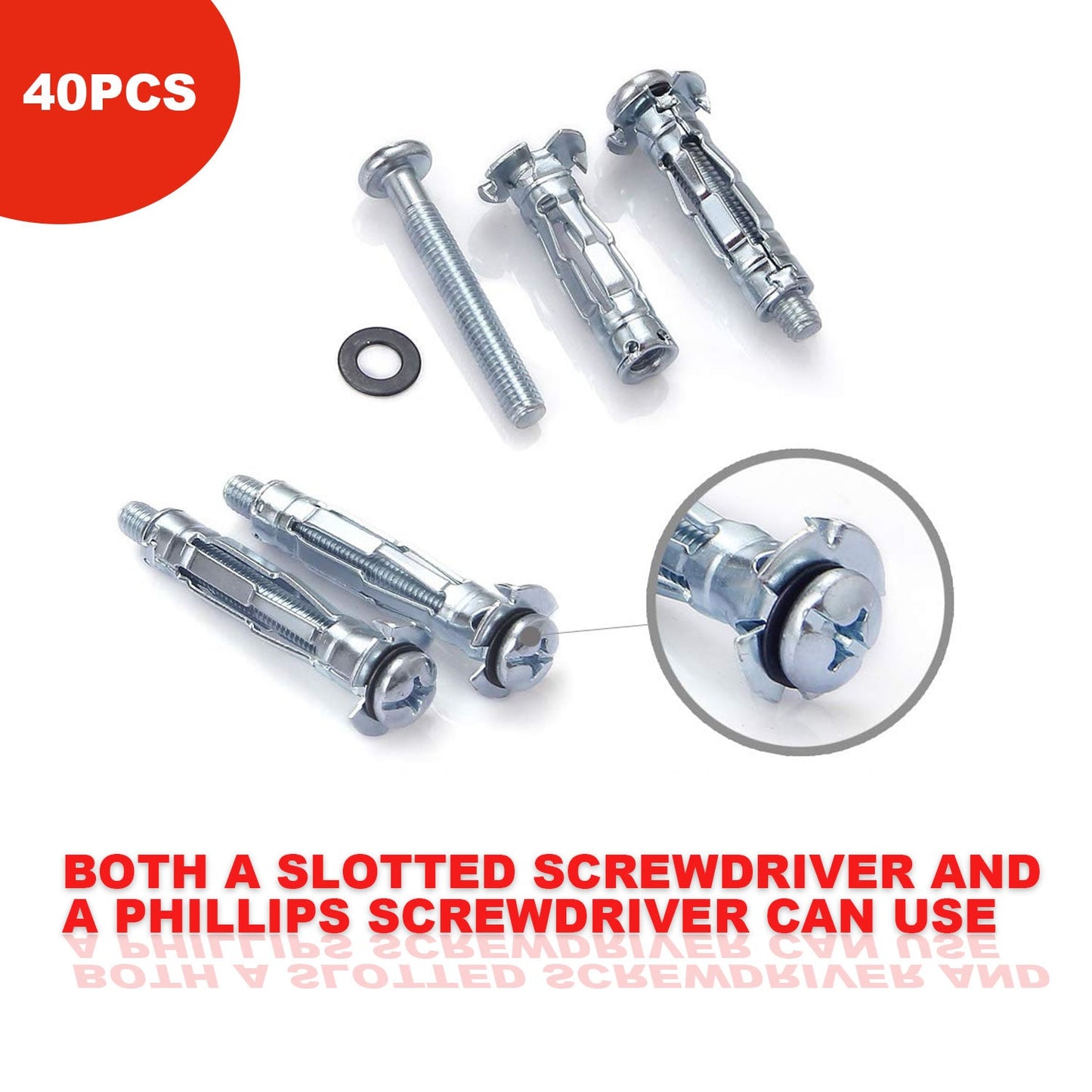 41PCs Hollow Wall Anchor Kit