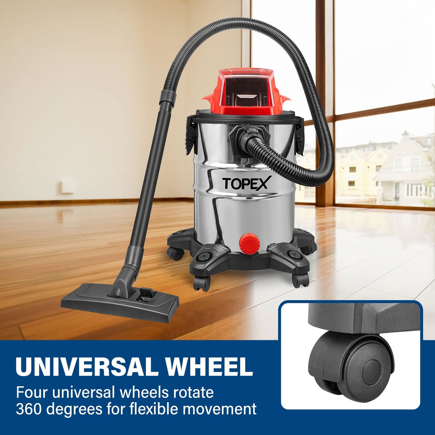 20V 25L Wet & Dry Vacuum Cleaner Tool Only