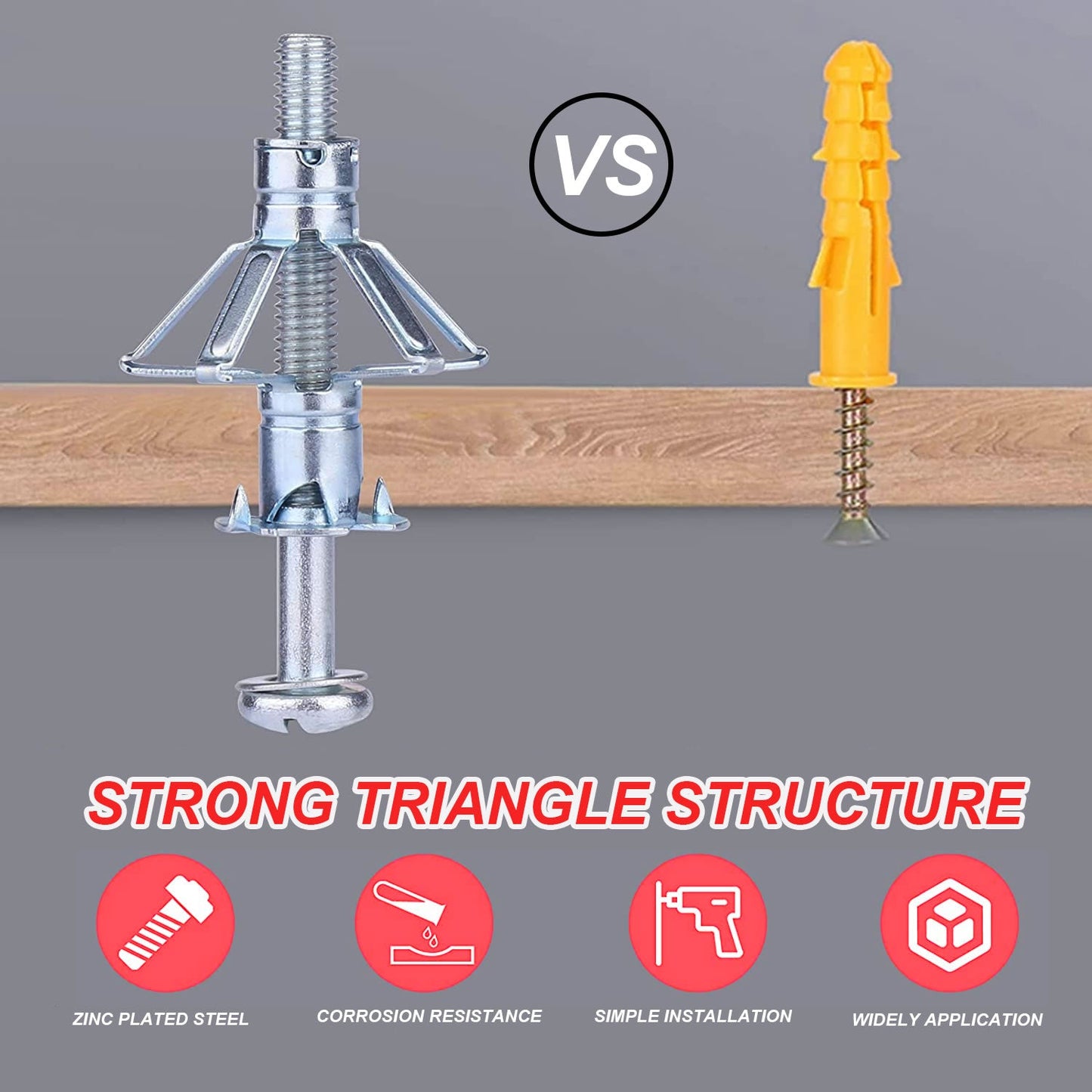 41PCs Hollow Wall Anchor Kit