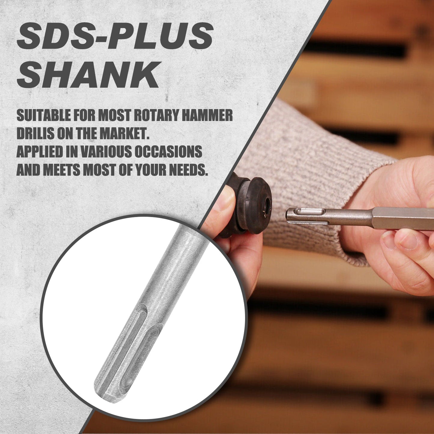 17PCs SDS Plus Drill Bits