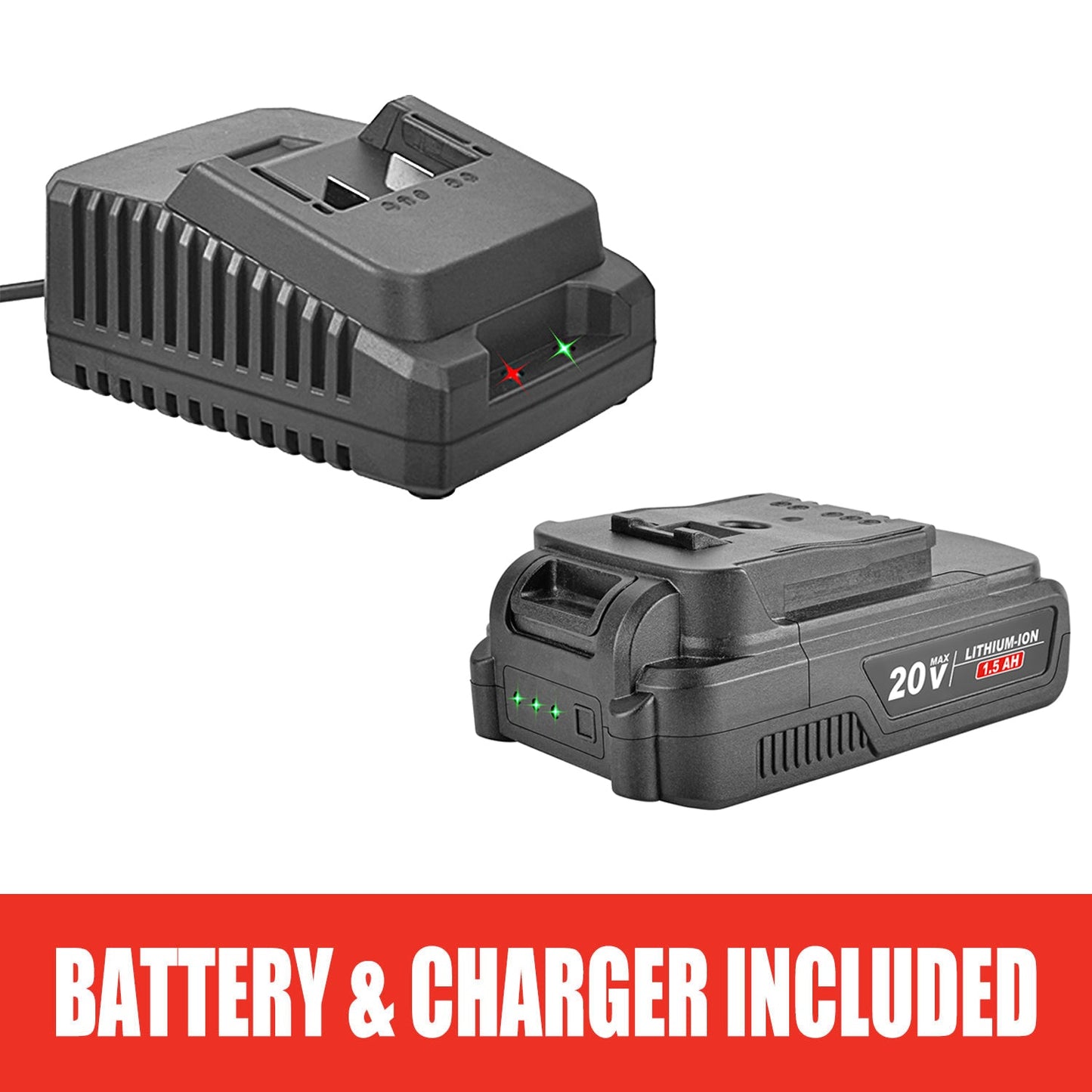 20V Cordless Drill and Imapct Wrench Set