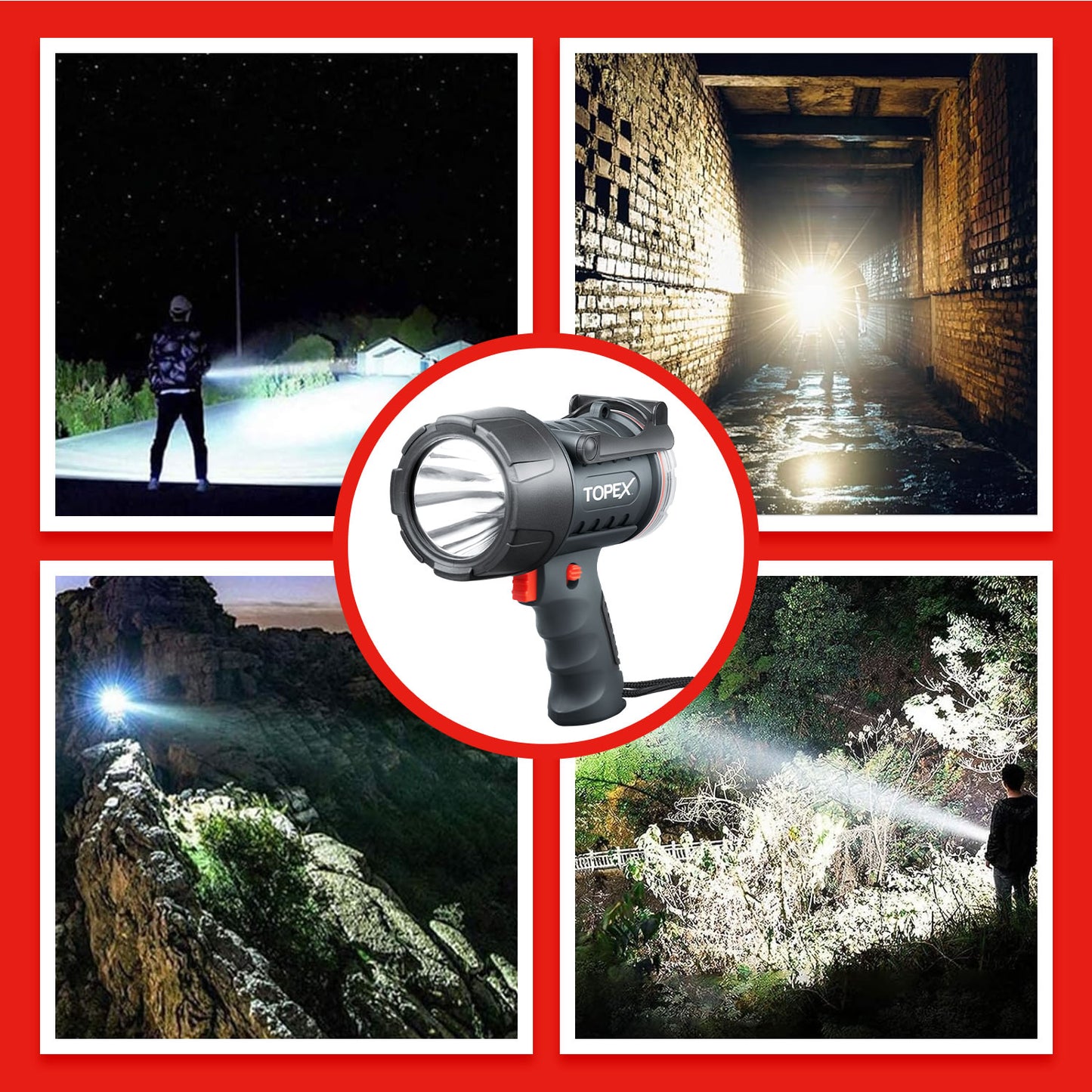 Spotlight with 1000 Lumen Cree LED, IP67