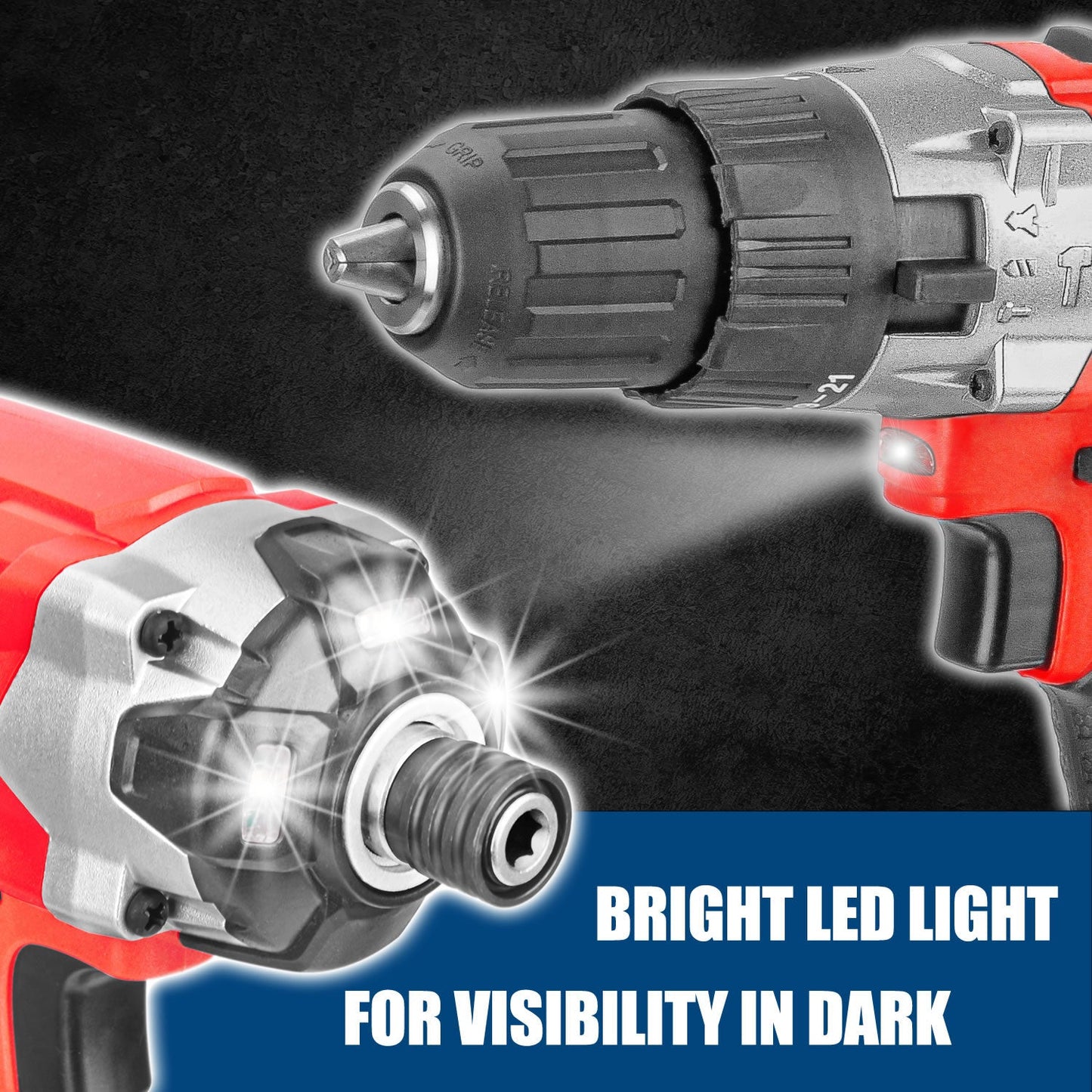 20V Cordless Twin Drill & Impact Driver Set