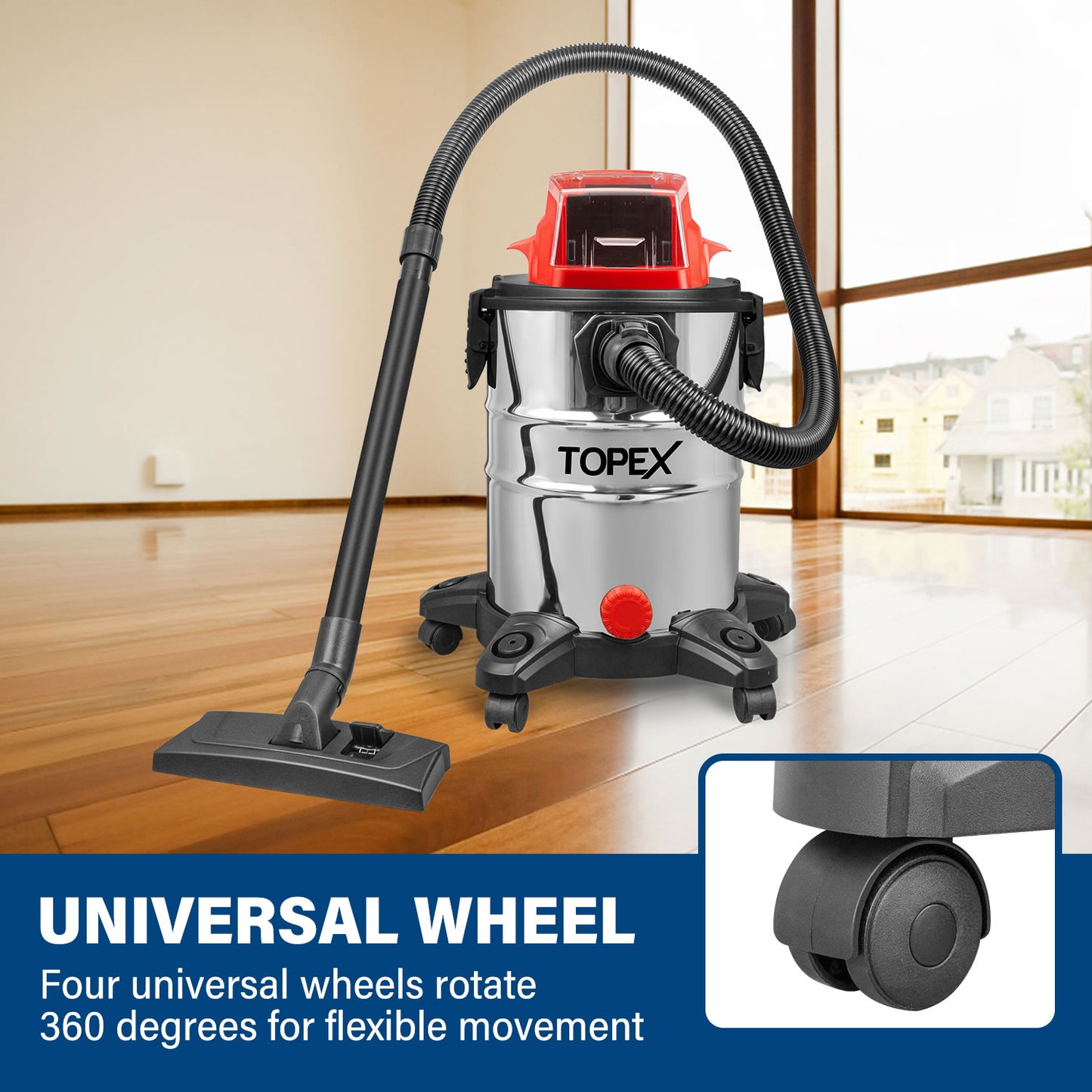 20V 25L Wet & Dry Vacuum Cleaner