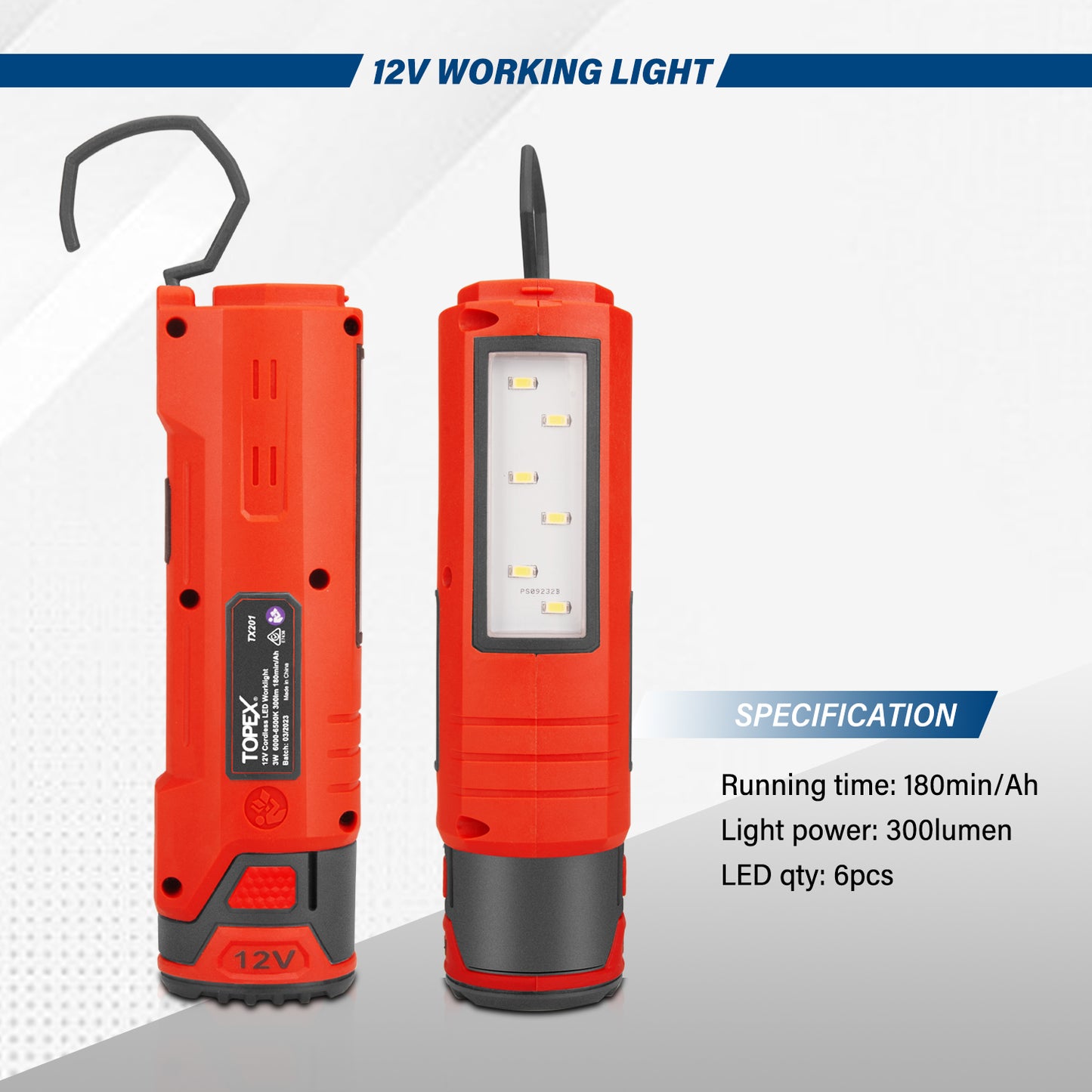 12V Cordless LED Worklight