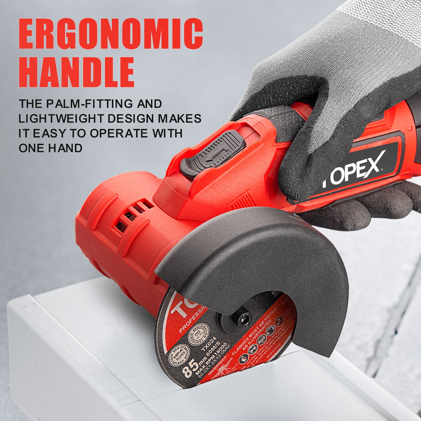 12V Cordless Angle Grinder Tool Only