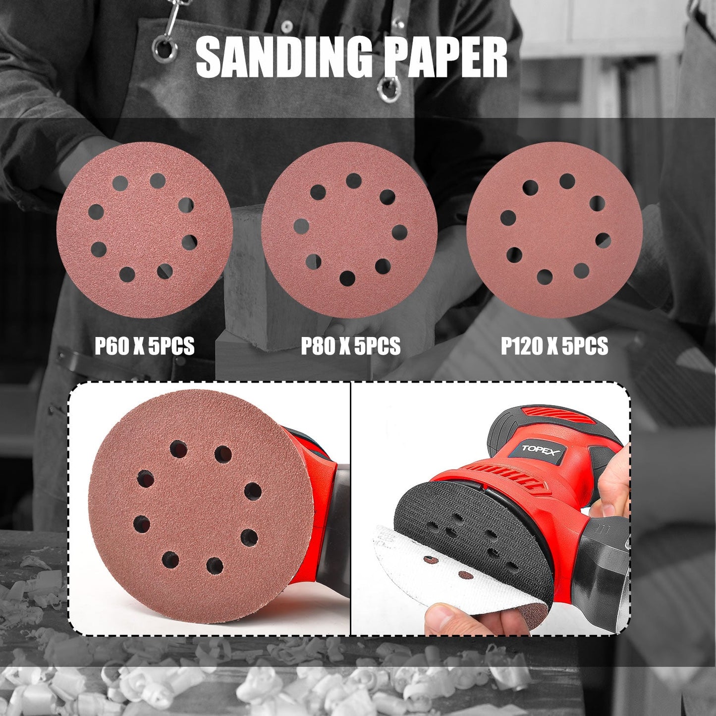 300W Random Orbital Sander
