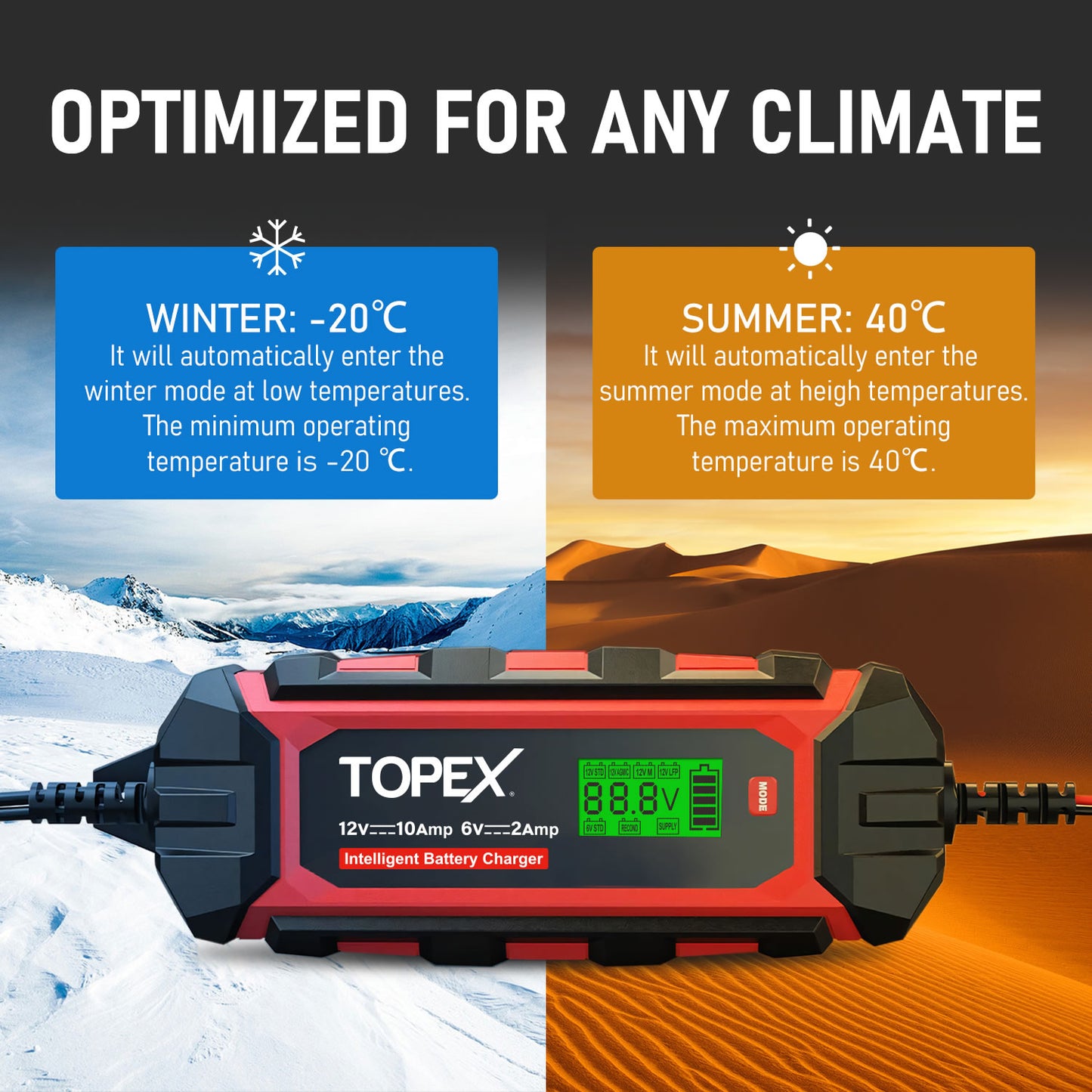 10A BATTERY CHARGER