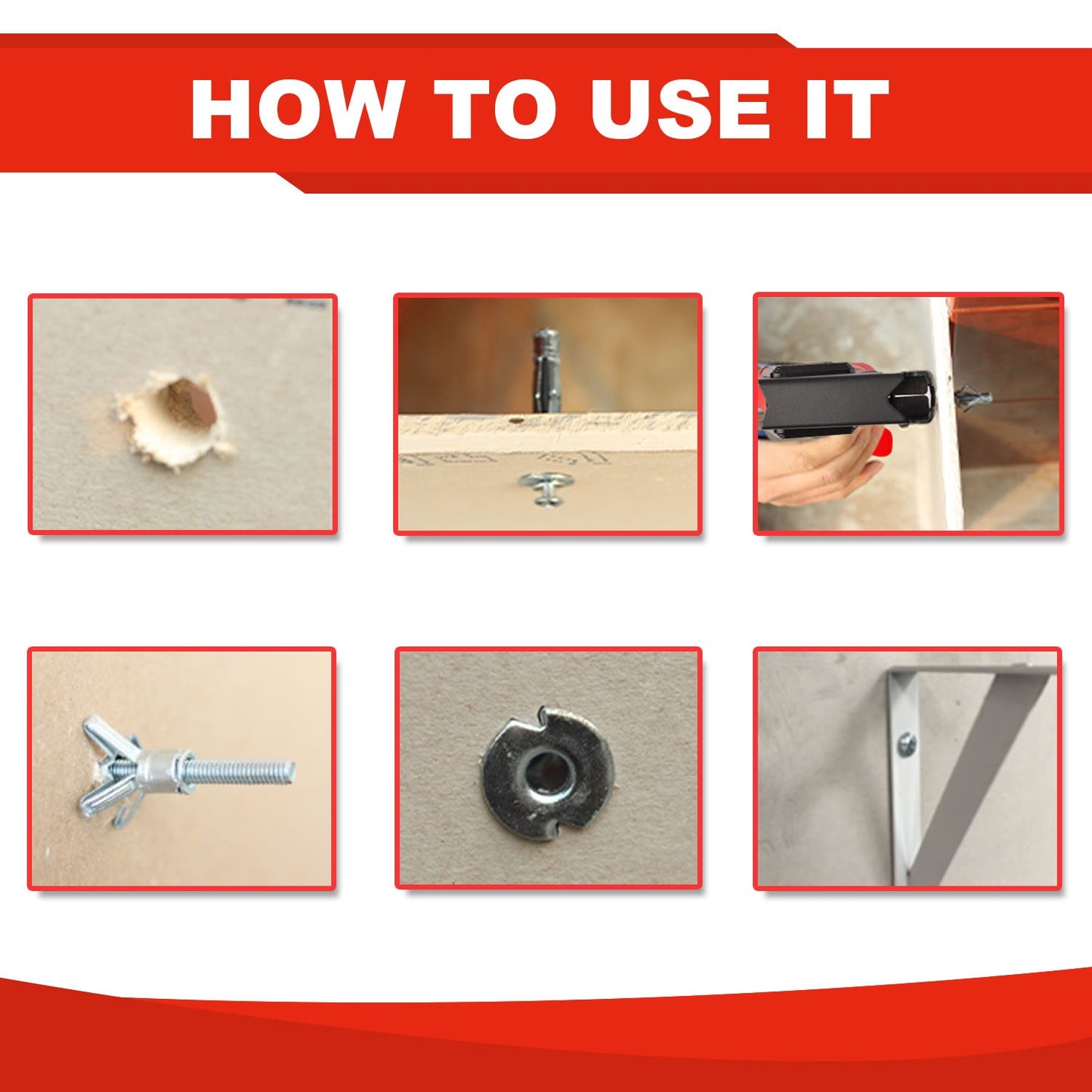 41PCs Hollow Wall Anchor Kit