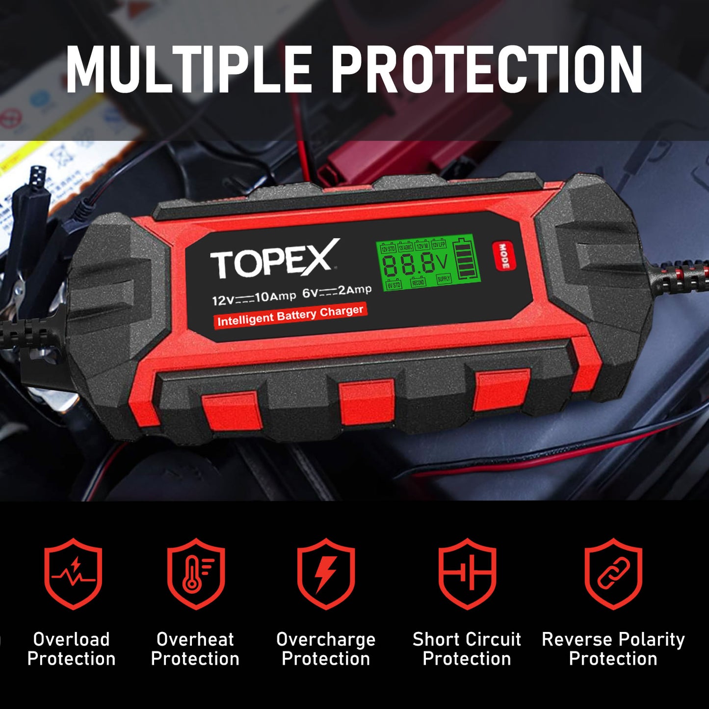10A BATTERY CHARGER